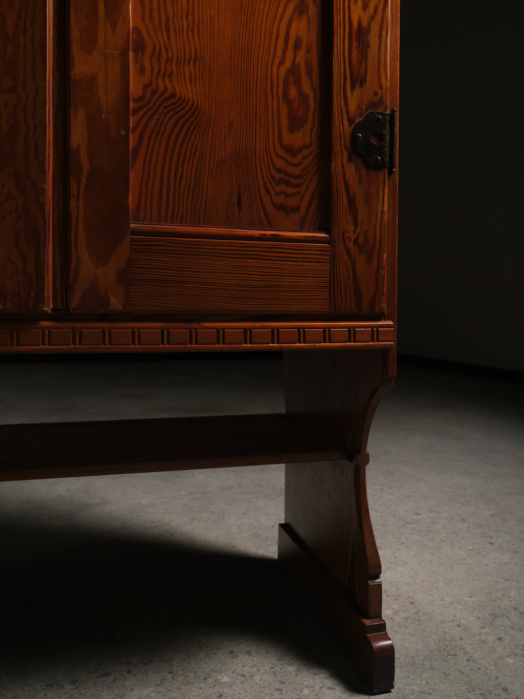 Danish Pine Cabinet by Martin Nyrop, c. 1905