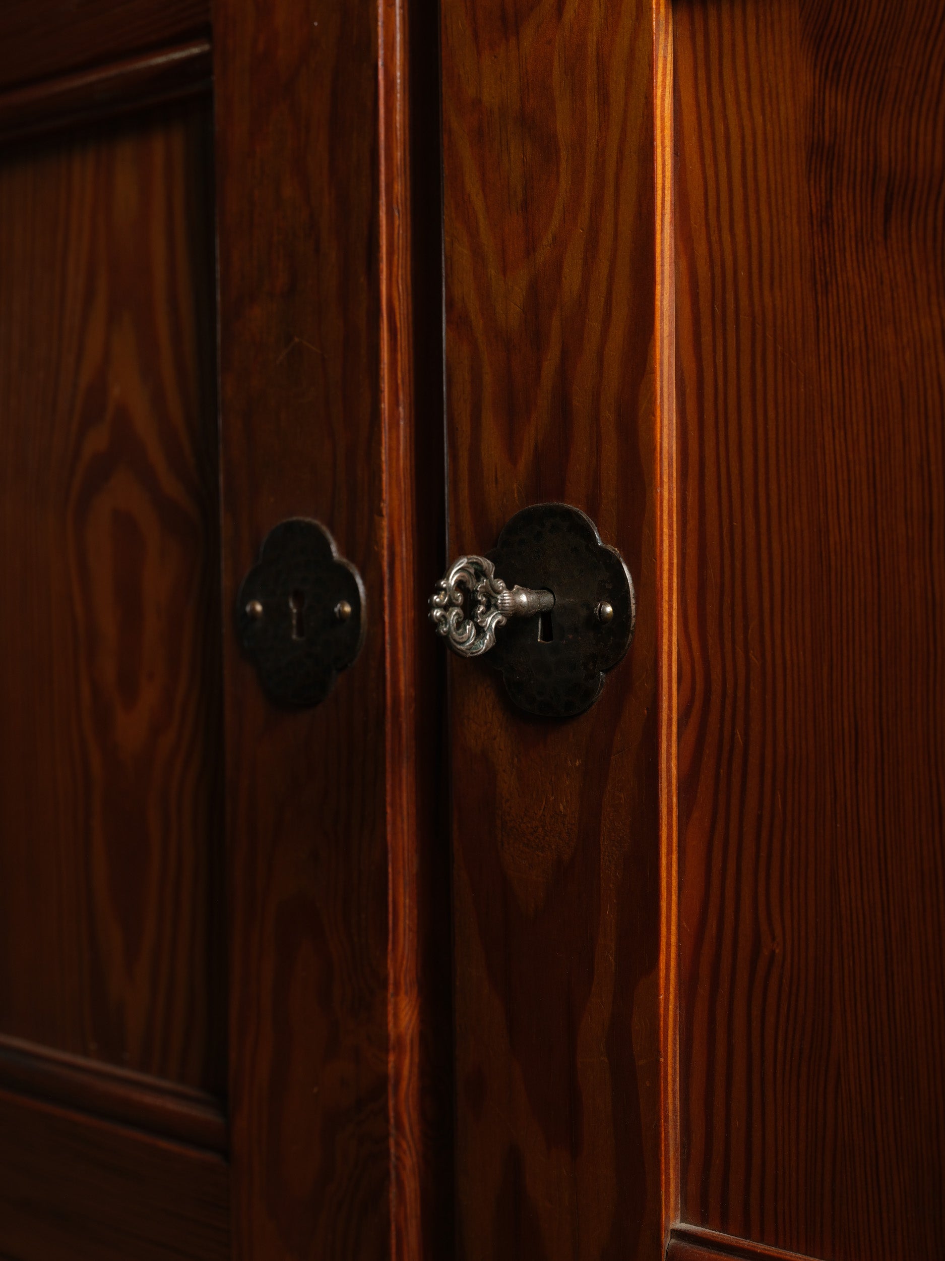 Danish Pine Cabinet by Martin Nyrop, c. 1905