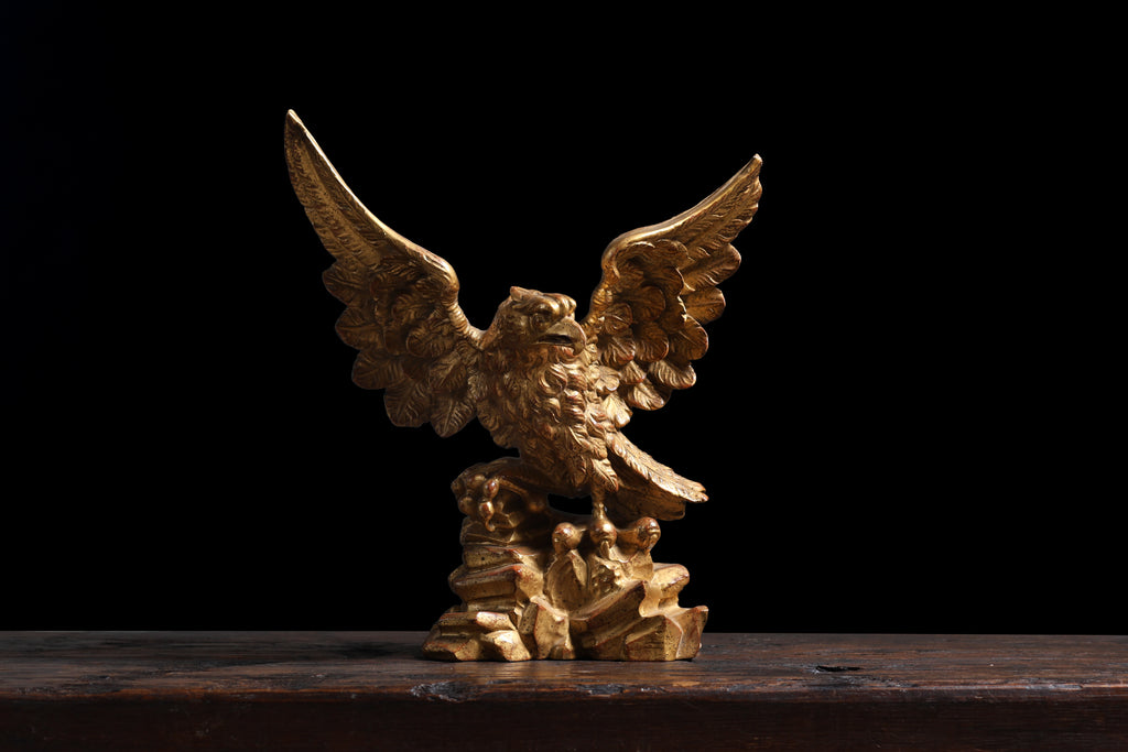 Carved & Guilded Eagle Surmount, c. 1830