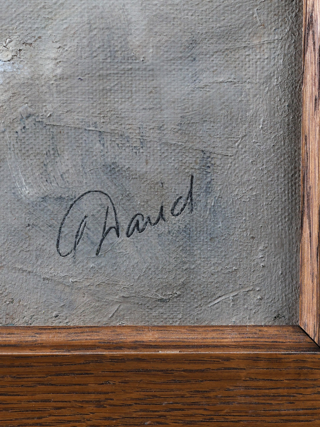 Oil on Canvas "David," c. 1937