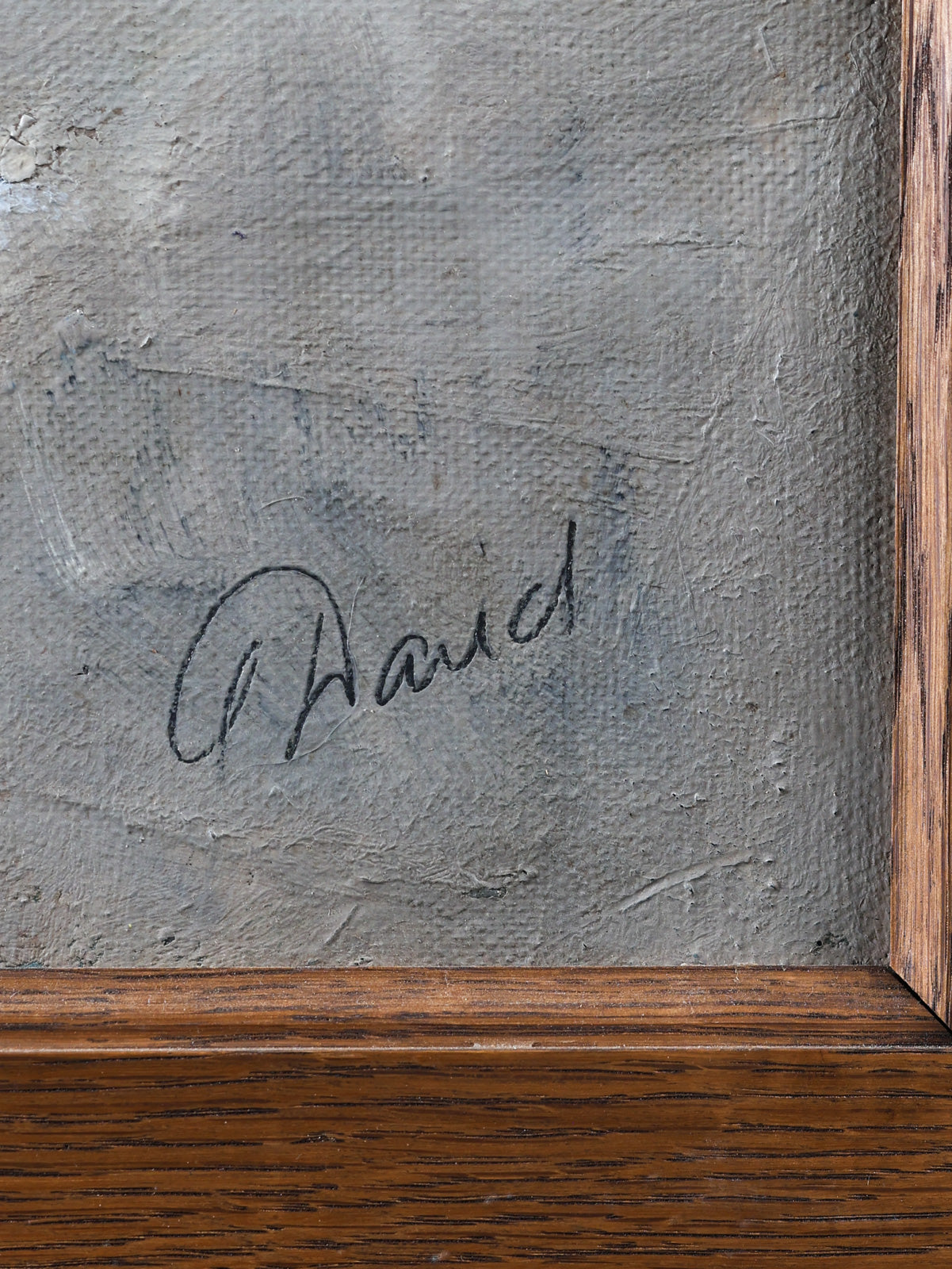 Oil on Canvas "David," c. 1937