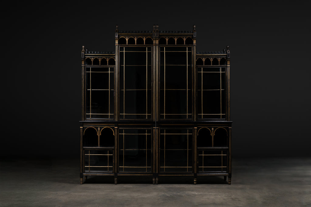 Gothic Revival Style Cabinet, c. 20th century