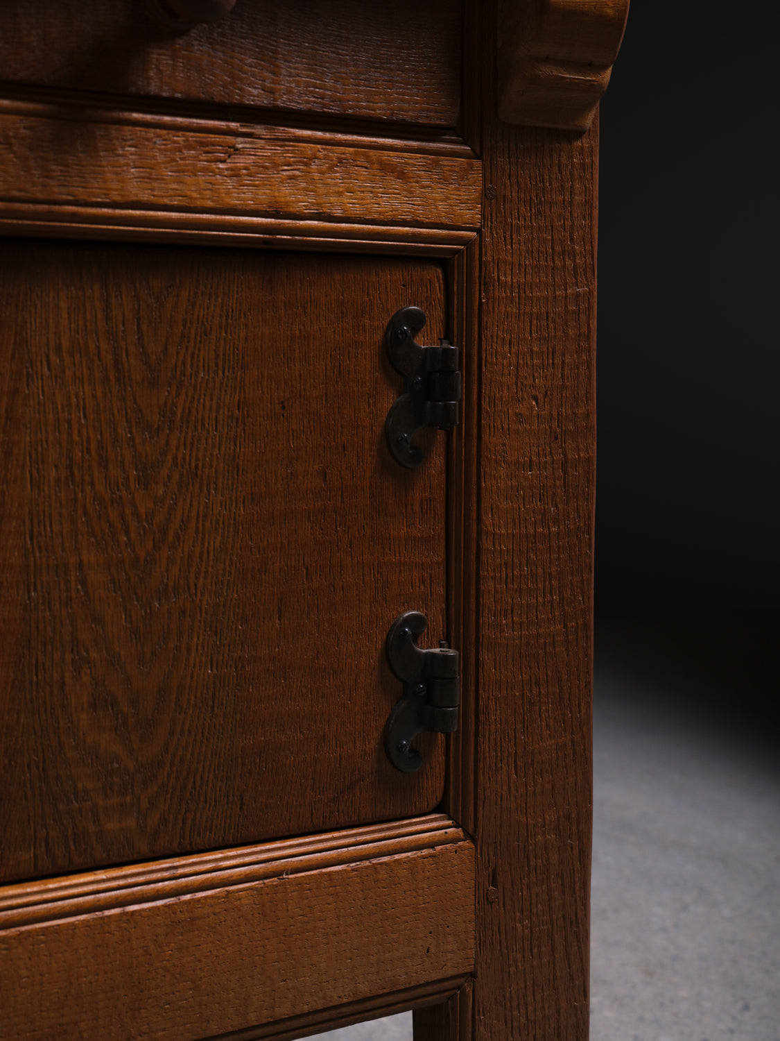 French Oak Server, c. 1940