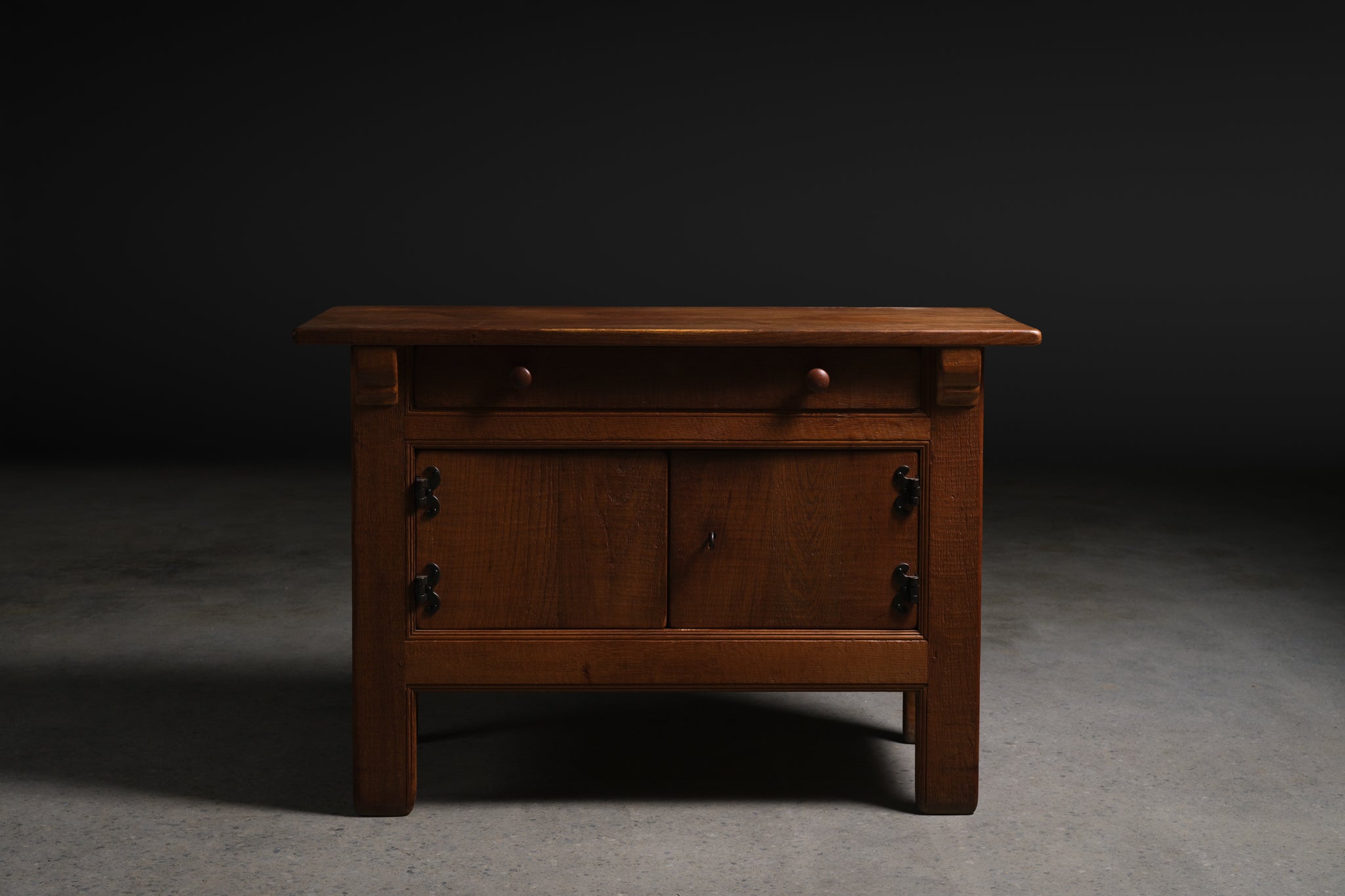 French Oak Server, c. 1940