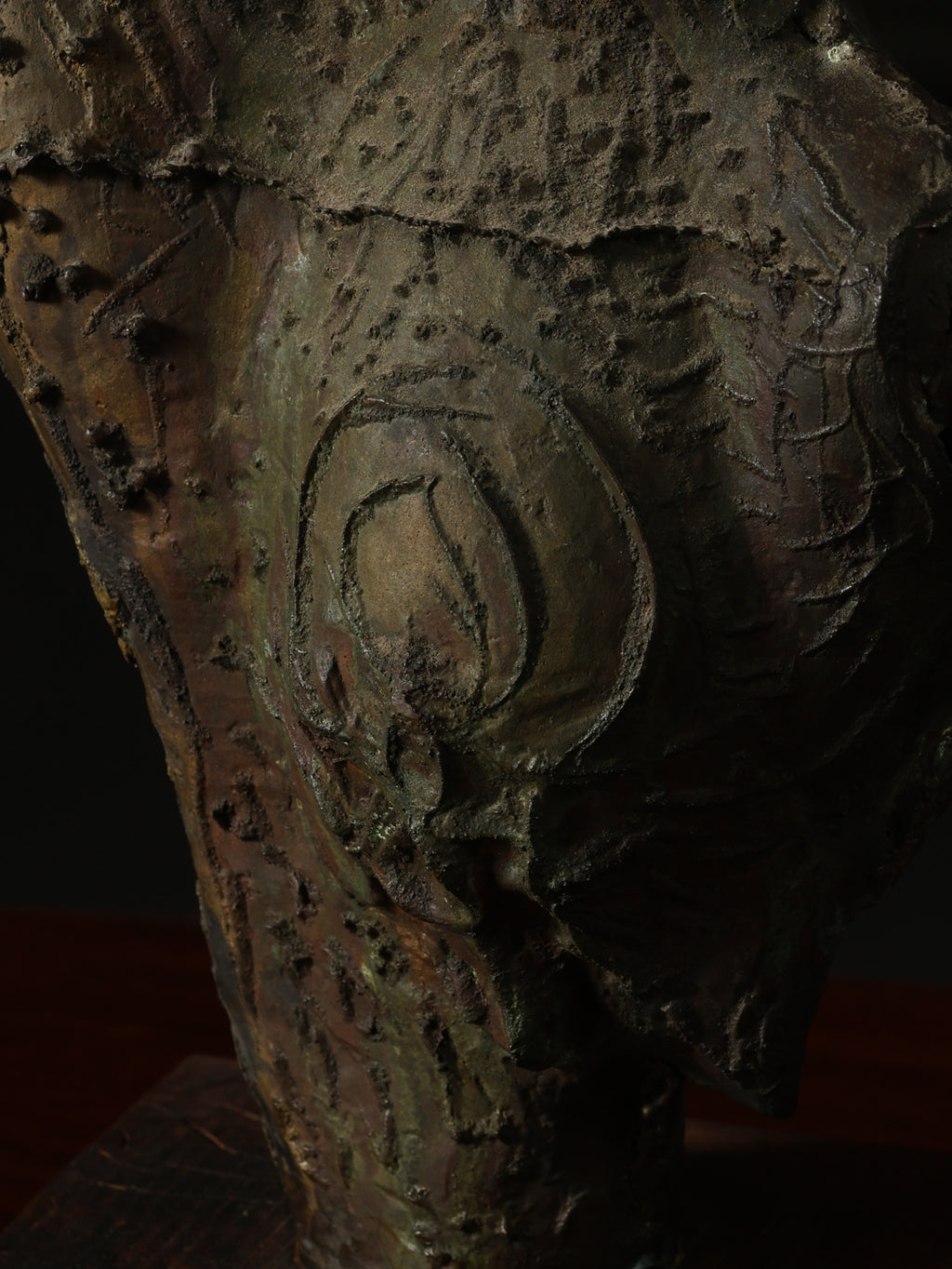 Bronze Statue by Raul Valdivieso, c. 1960