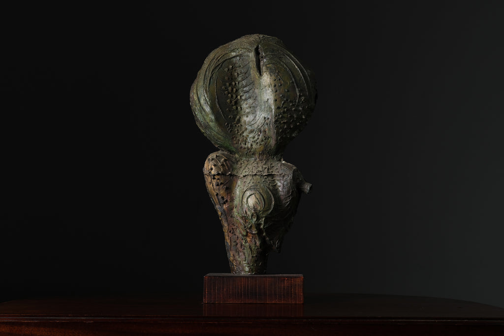 Bronze Statue by Raul Valdivieso, c. 1960
