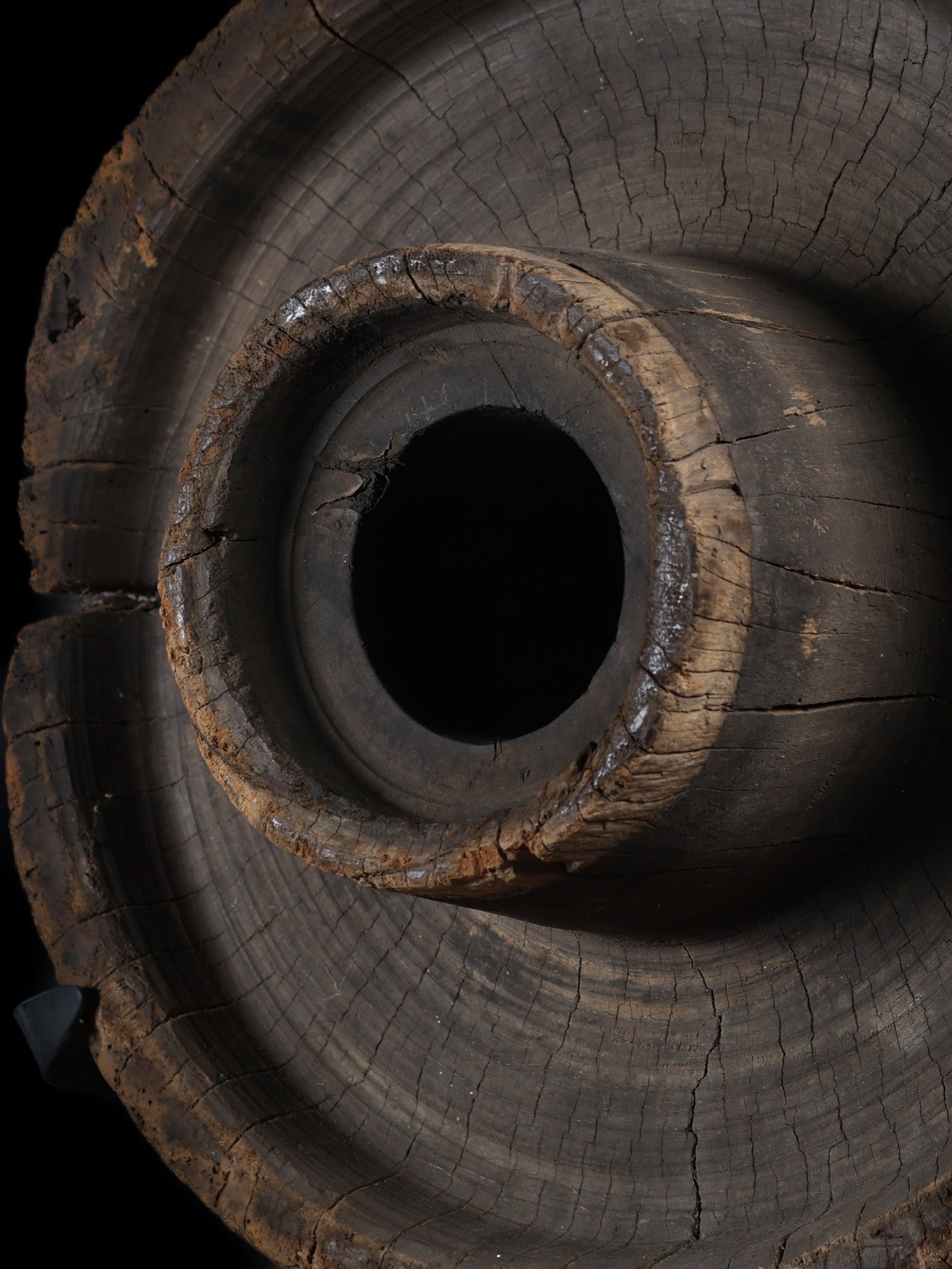 Pair of Mounted Wagon Wheels, c. 18th century
