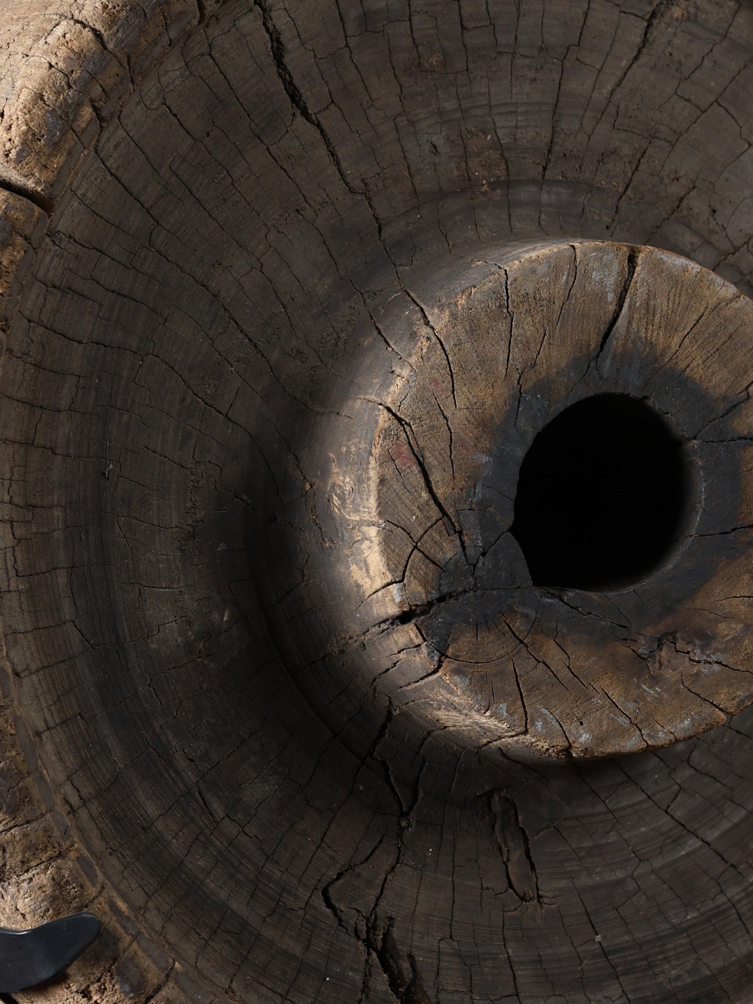 Pair of Mounted Wagon Wheels, c. 18th century