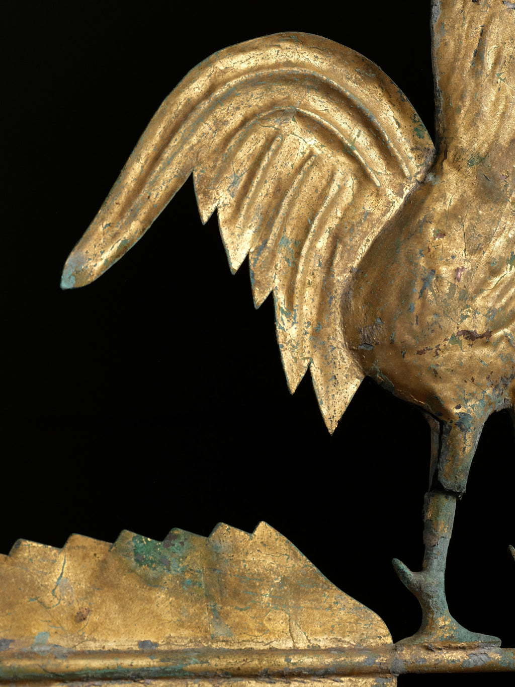 Copper Rooster Weathervane, c. 19th century