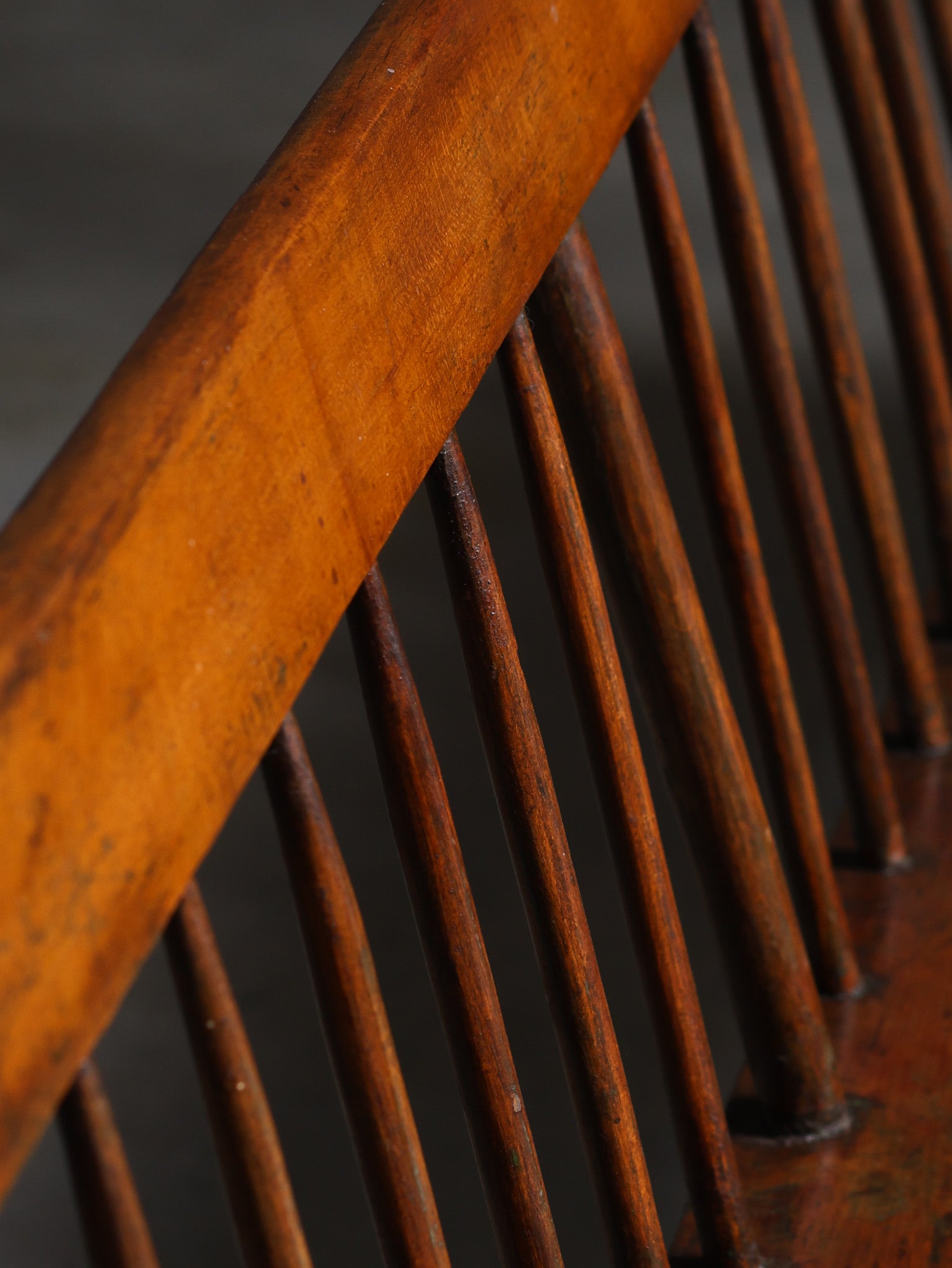 Spindle Back Bench, c. 1820