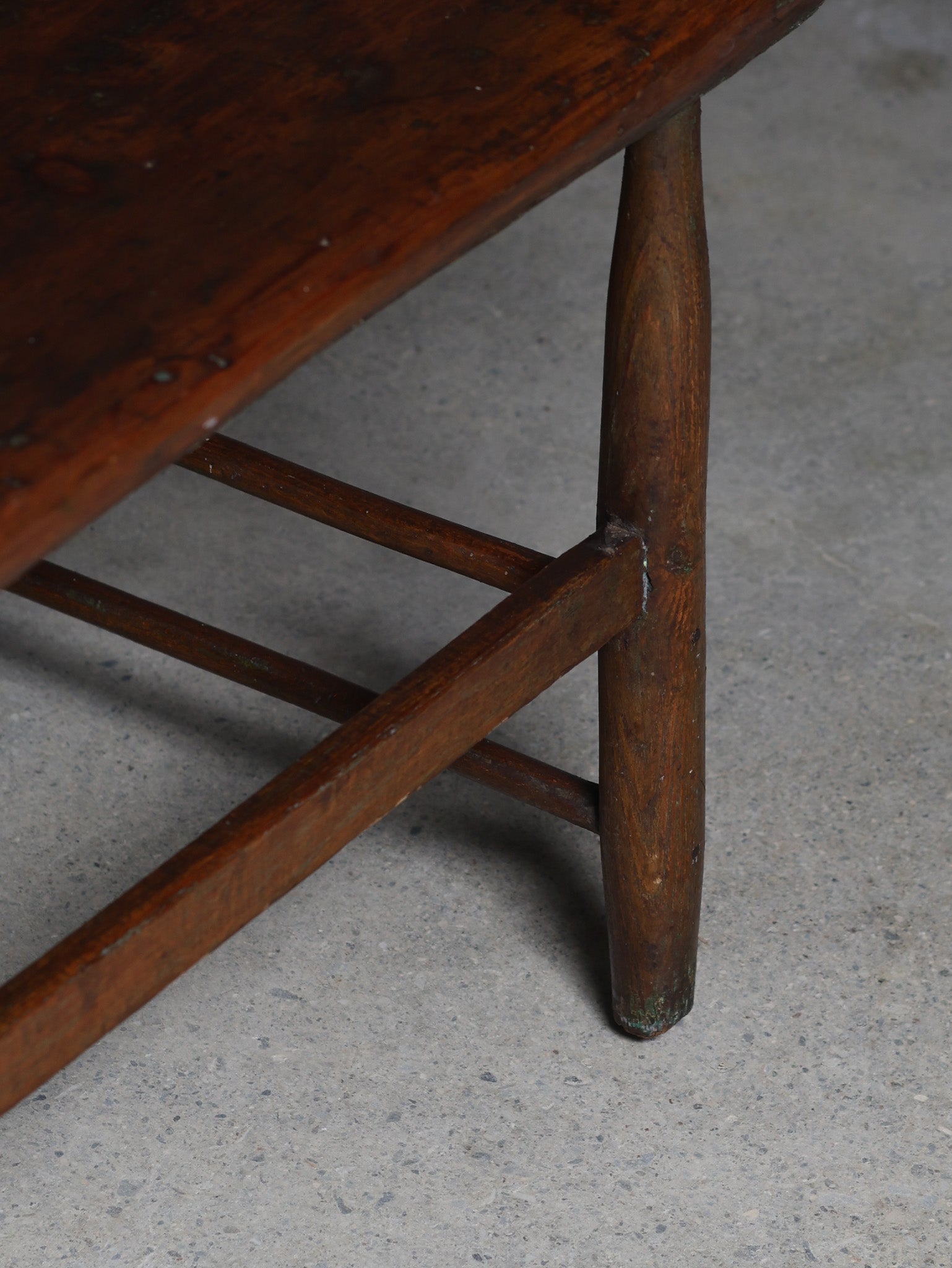 Spindle Back Bench, c. 1820