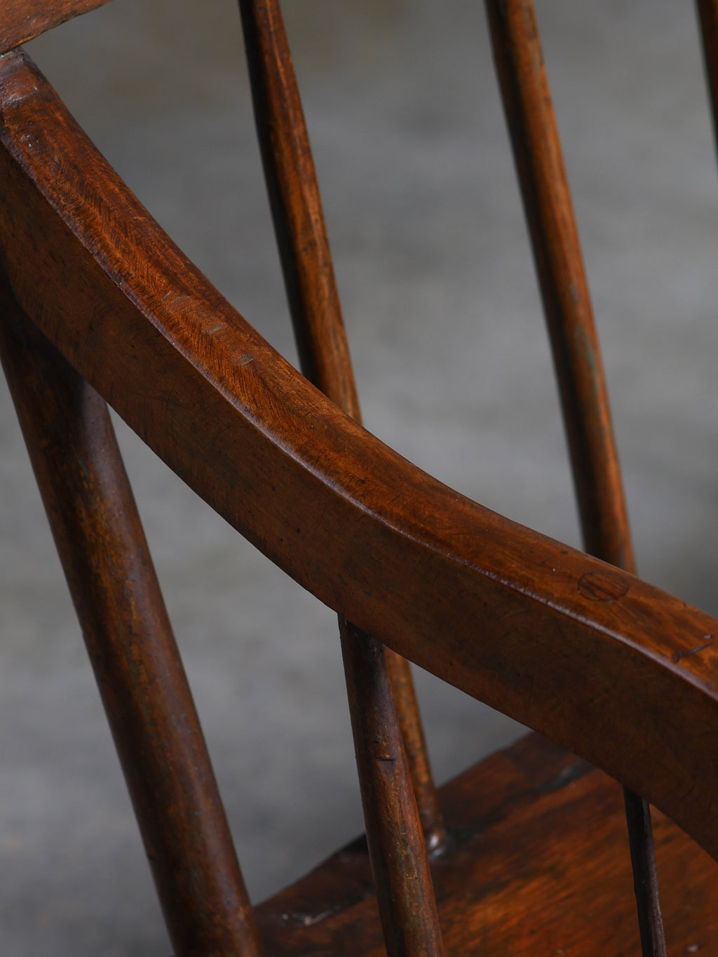 Spindle Back Bench, c. 1820