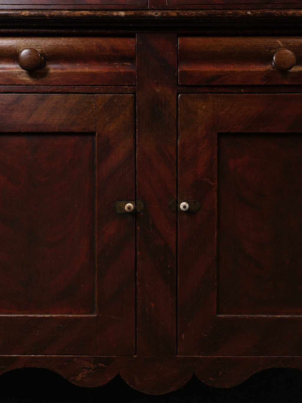 Stepback Dutch Cupboard, c. 1870