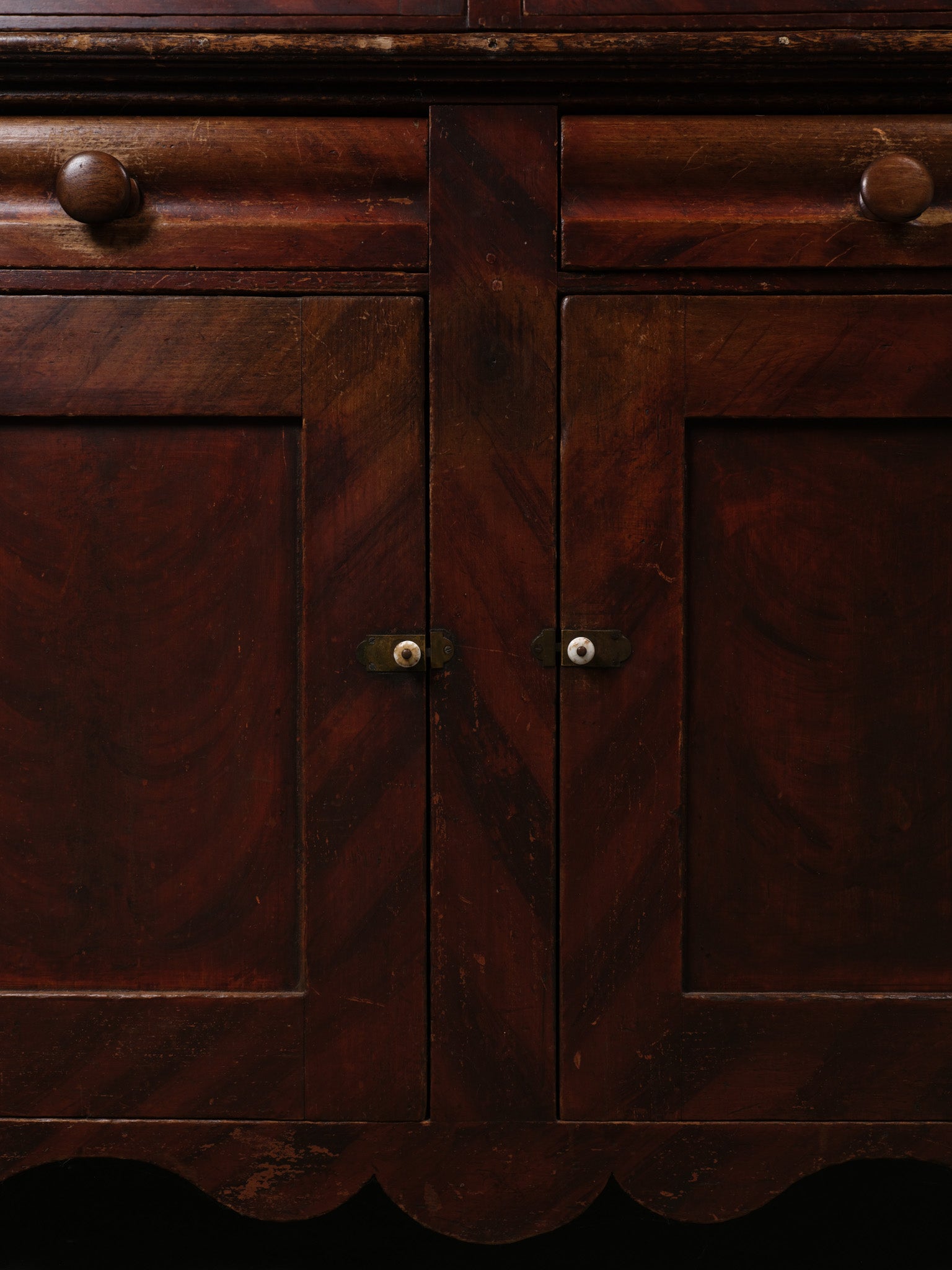 Stepback Dutch Cupboard, c. 1870