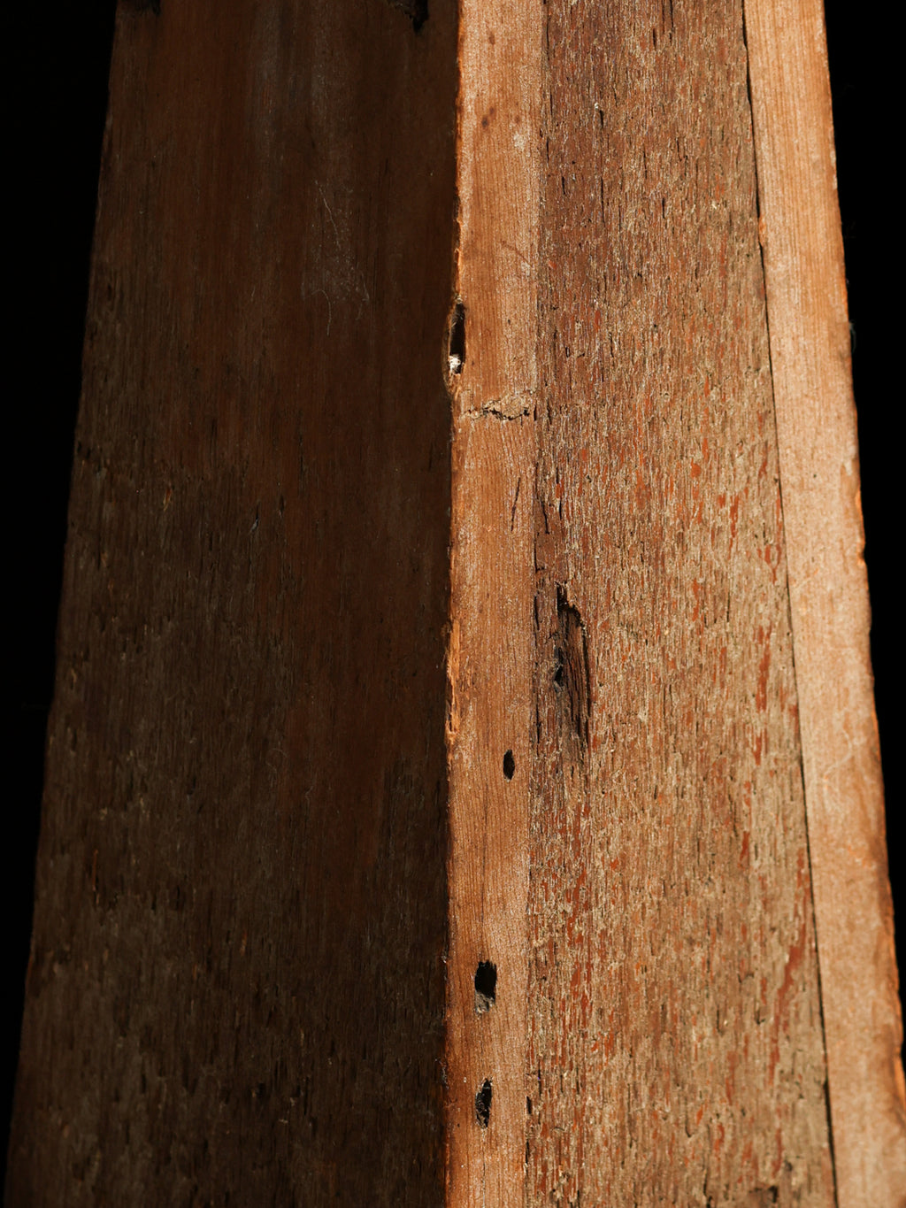 Handmade Wooden Obelisk, c. 20th century