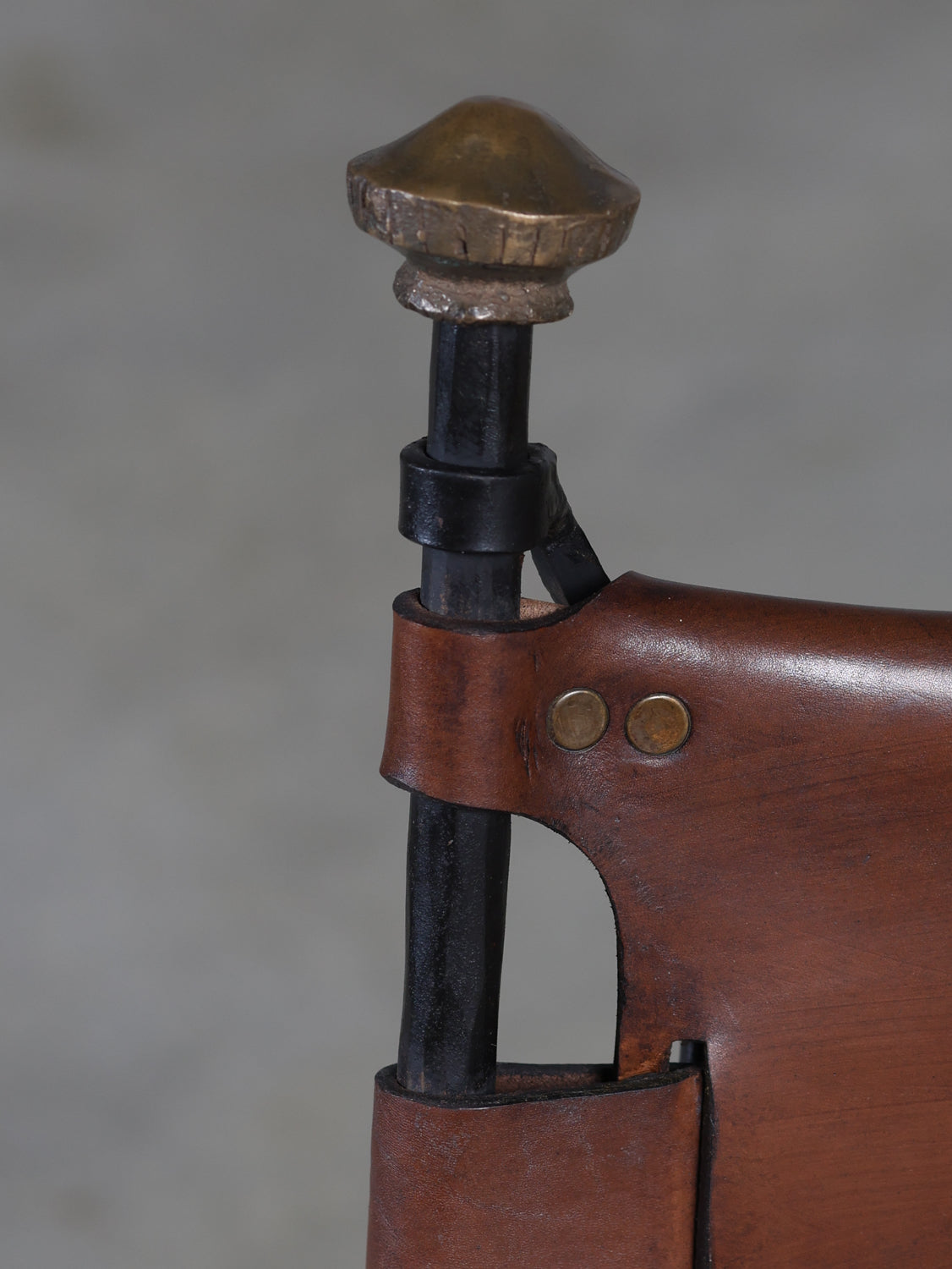 Leather Chair by Sido and François Thévenin, c. 1990