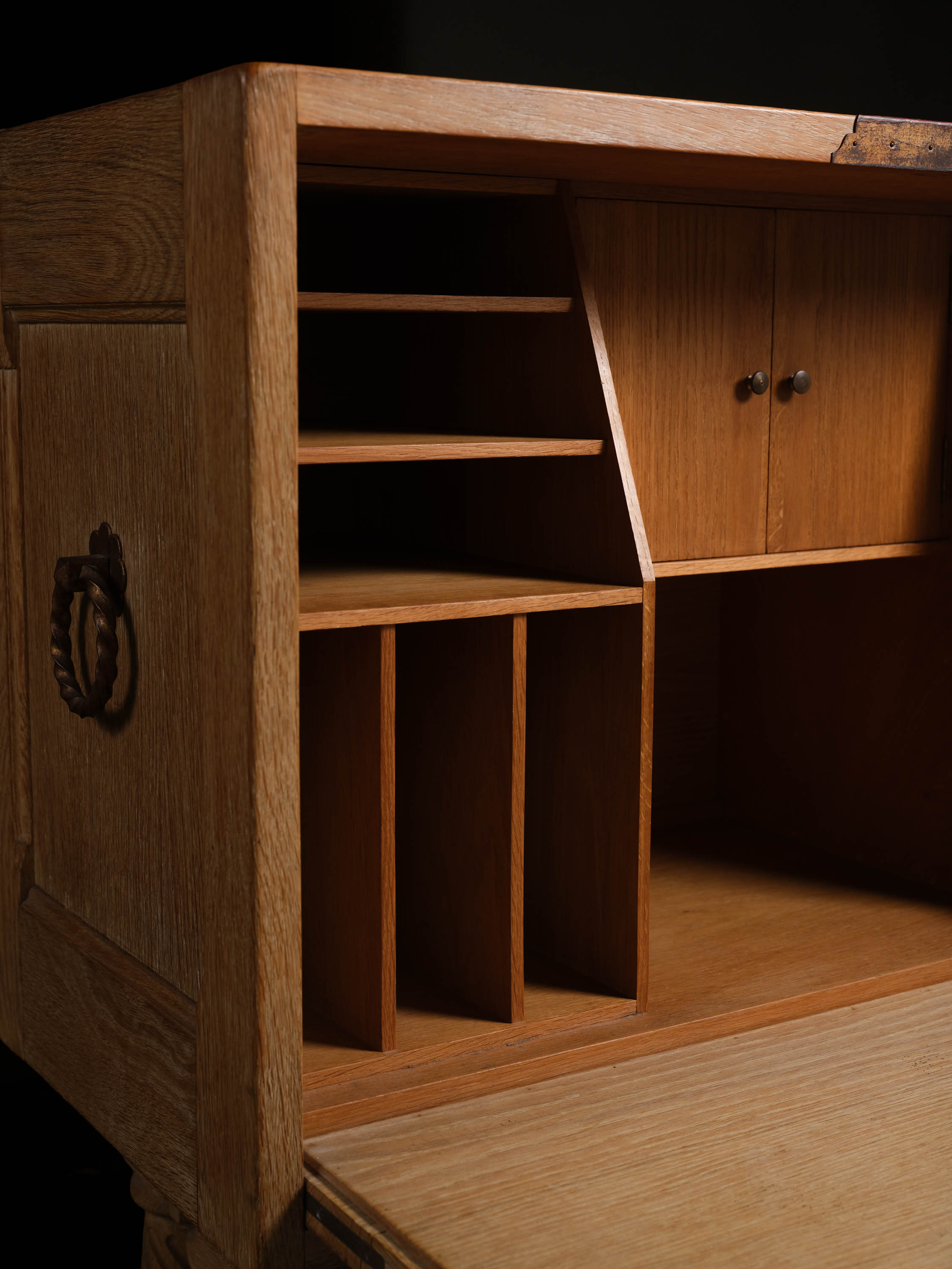 Spanish Oak Writing Desk, c. 1920