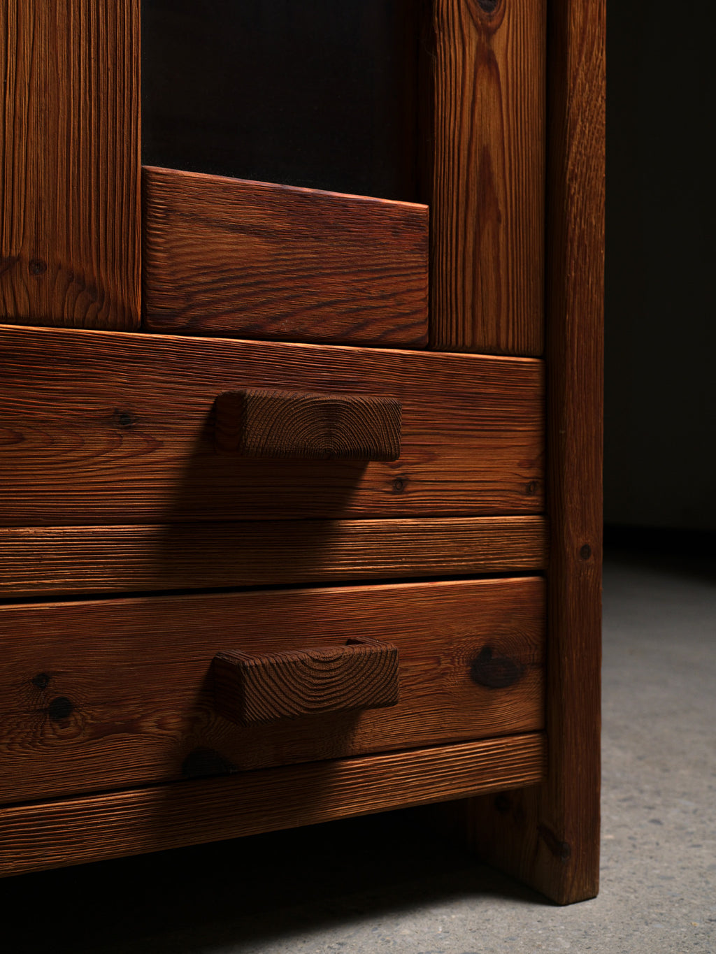 Christian IV Danish Pine Cabinet, c. 1970