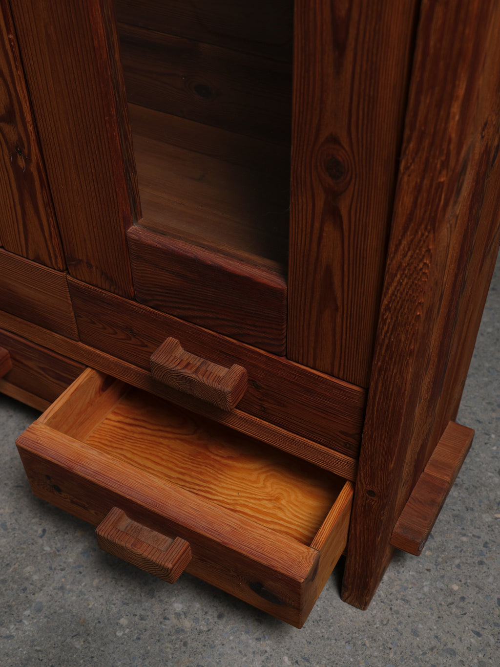 Christian IV Danish Pine Cabinet, c. 1970