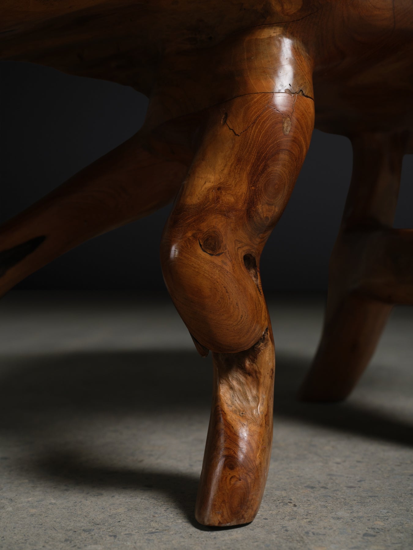 Natural Form Teak Coffee Table, c. 1960