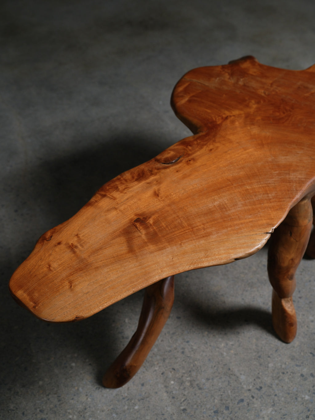 Natural Form Teak Coffee Table, c. 1960