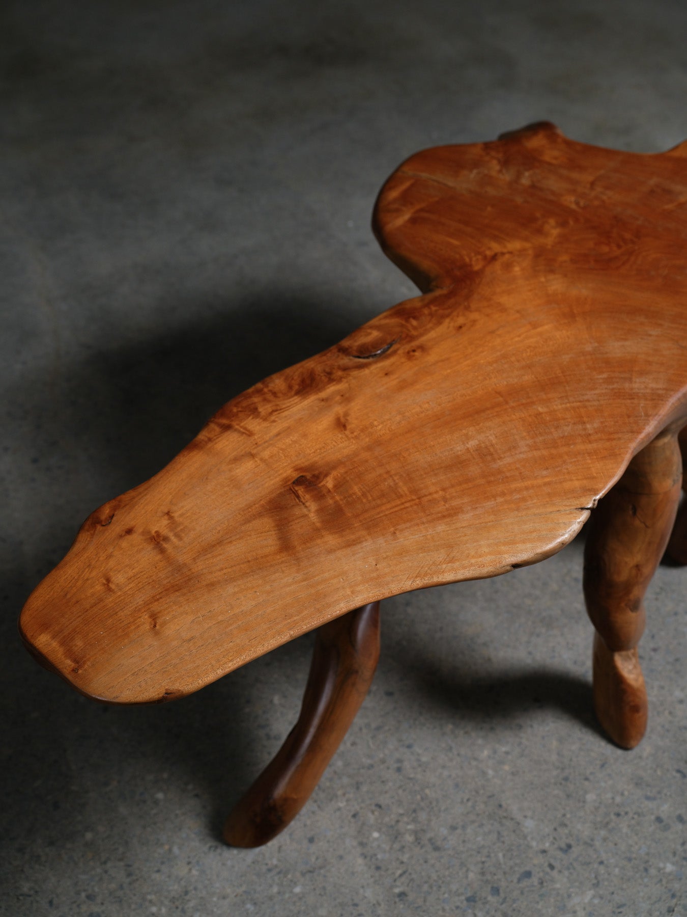 Natural Form Teak Coffee Table, c. 1960
