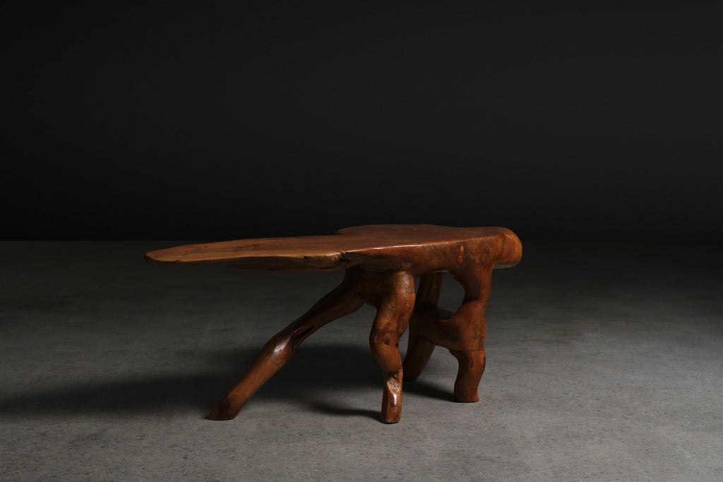 Natural Form Teak Coffee Table, c. 1960