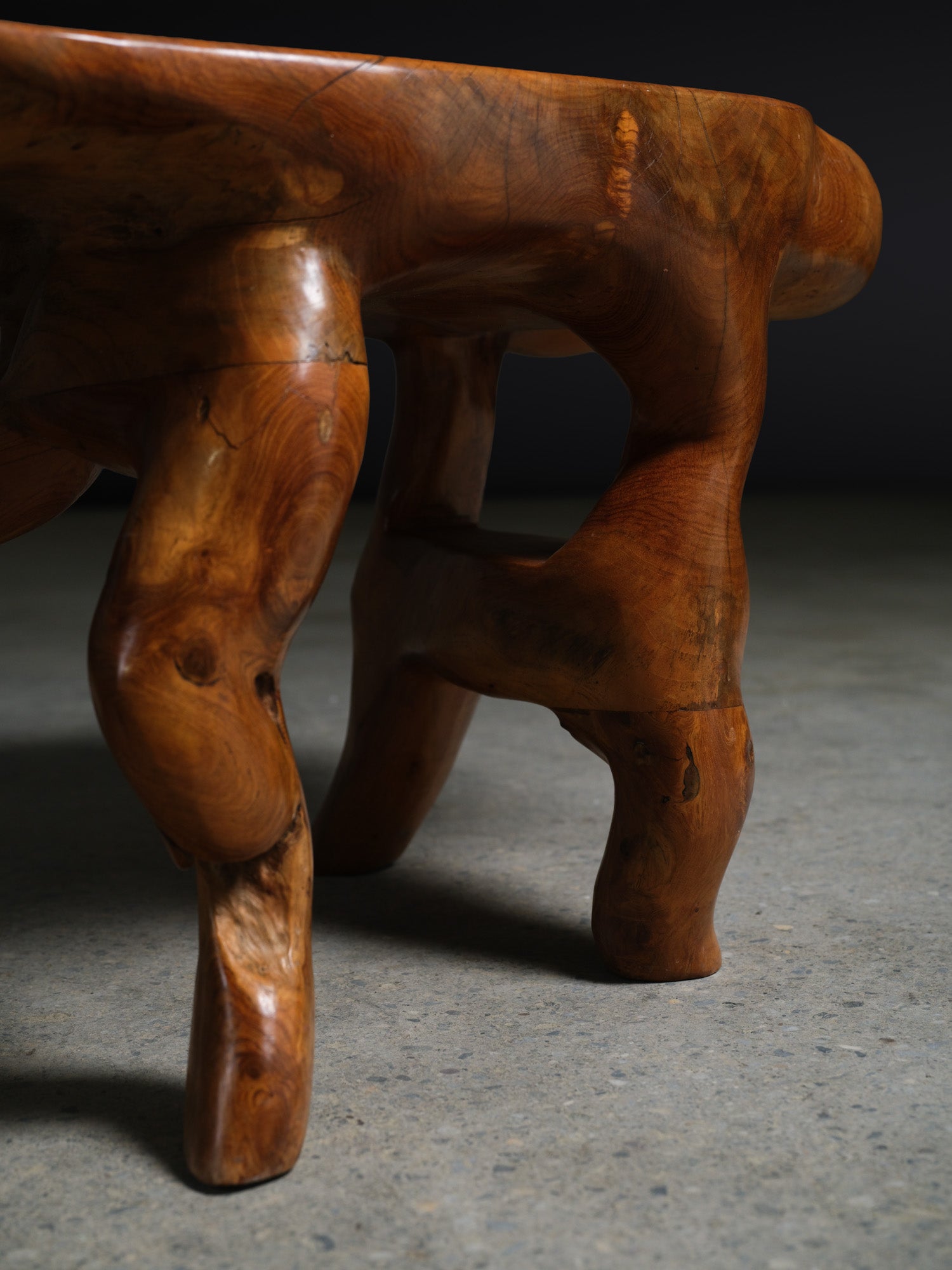 Natural Form Teak Coffee Table, c. 1960