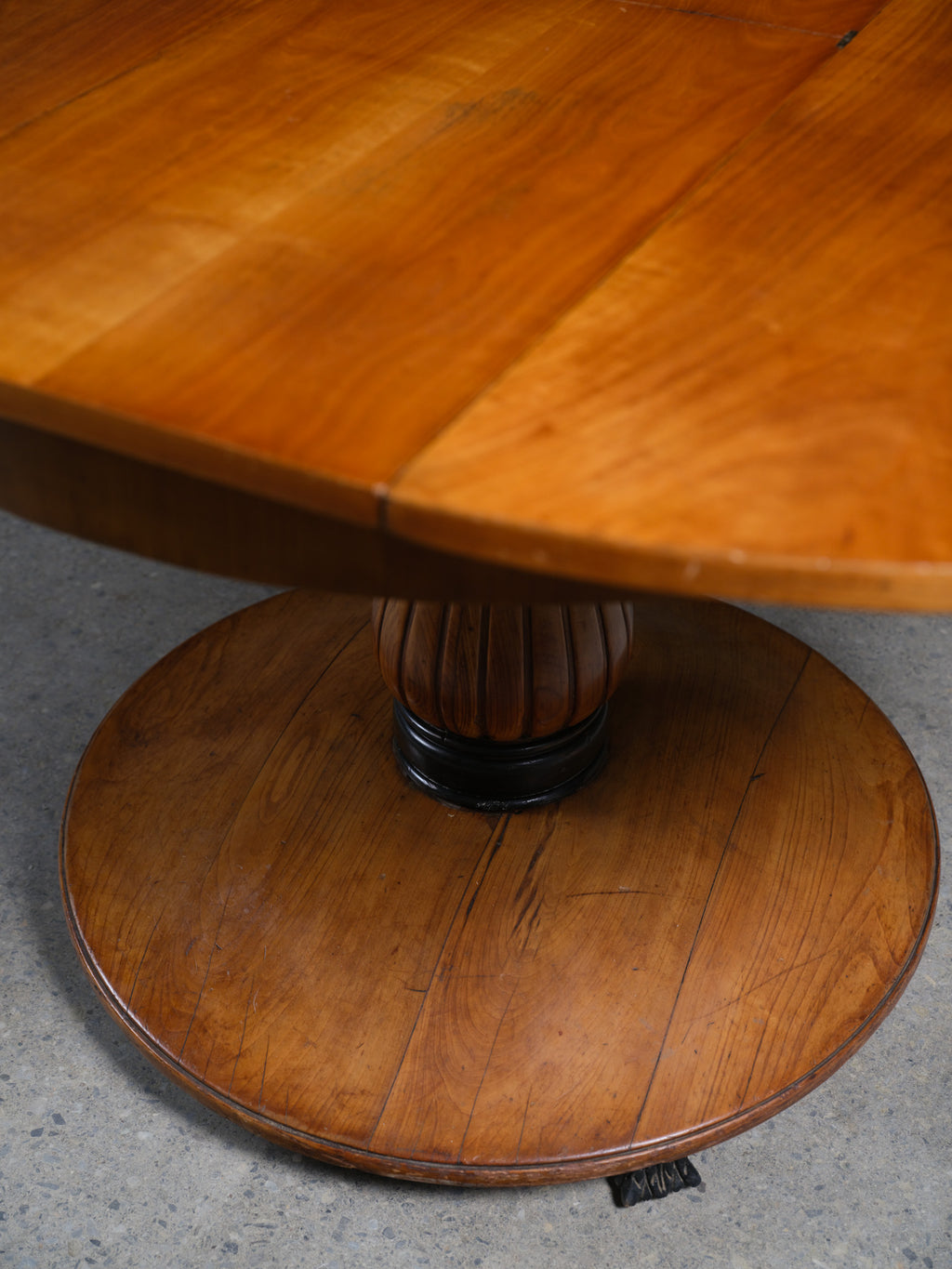 Biedermeier Style Pedestal Table, c. 19th century