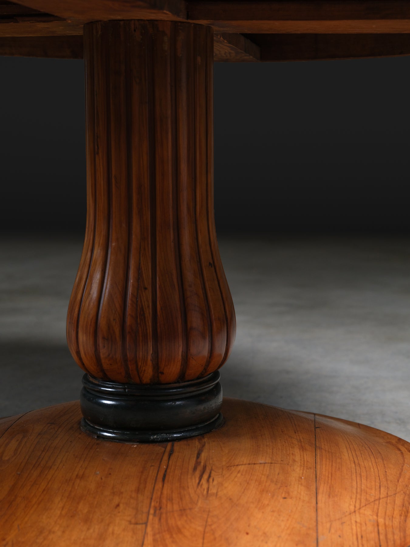 Biedermeier Style Pedestal Table, c. 19th century