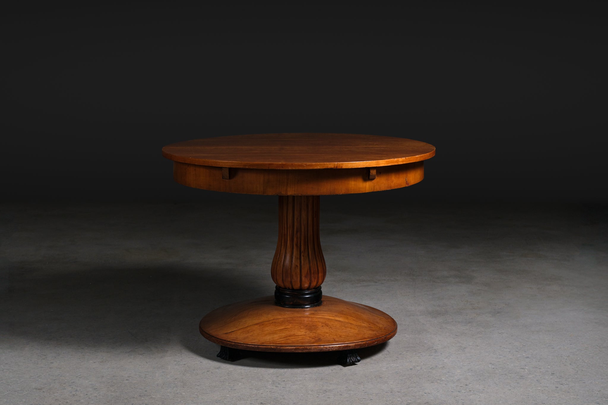Biedermeier Style Pedestal Table, c. 19th century