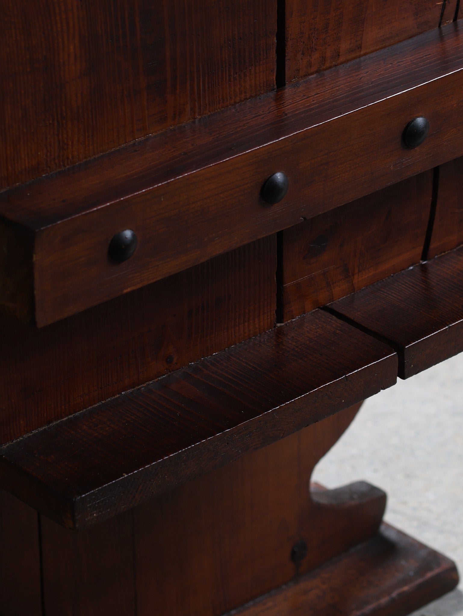 Brutalist Wooden Sideboard, c. 1930