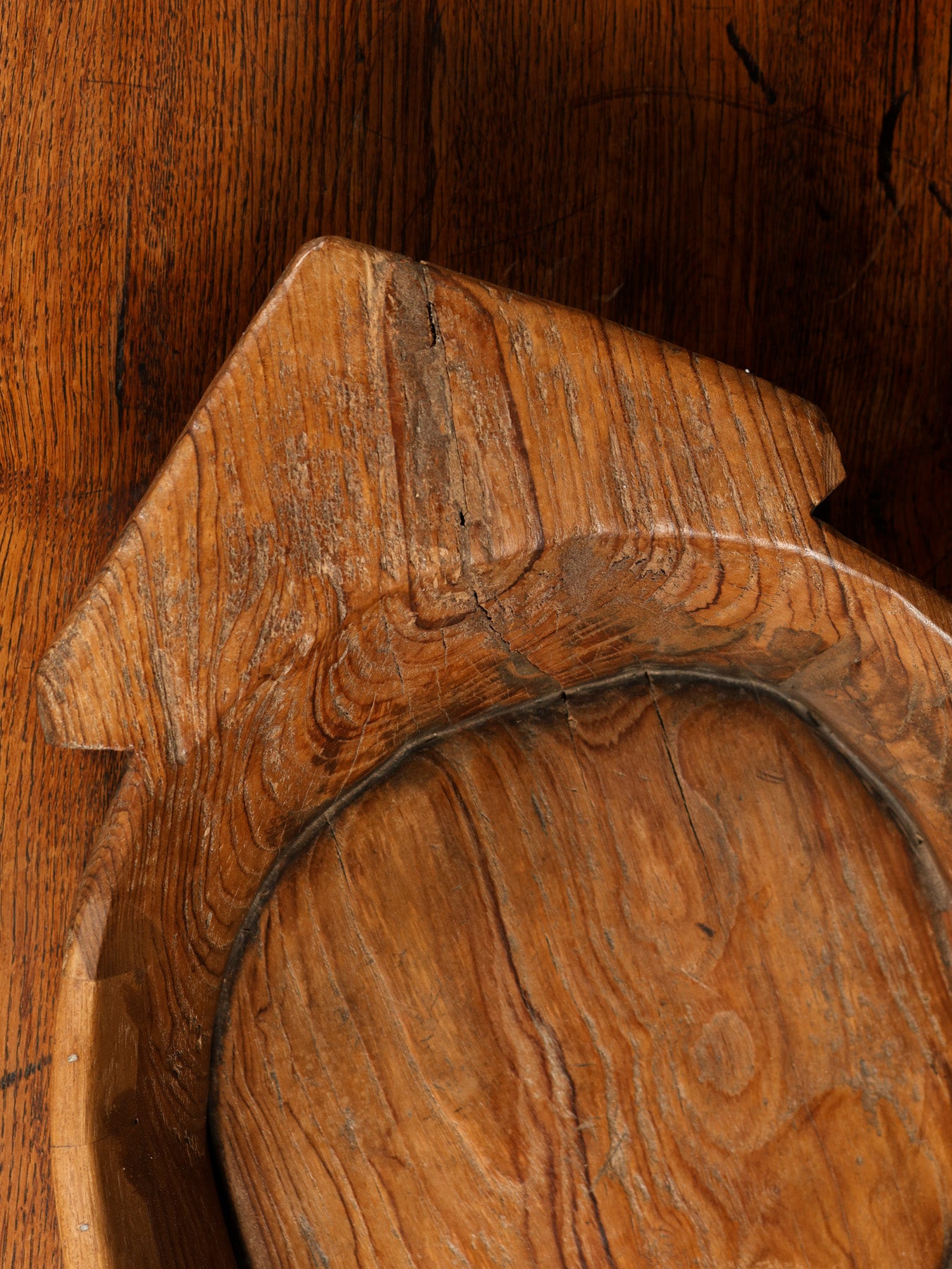 Hand Carved Wood Bowl, c. 18th century