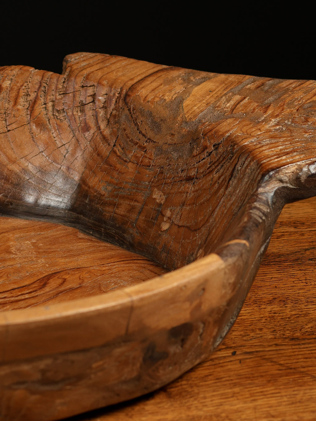 Hand Carved Wood Bowl, c. 18th century