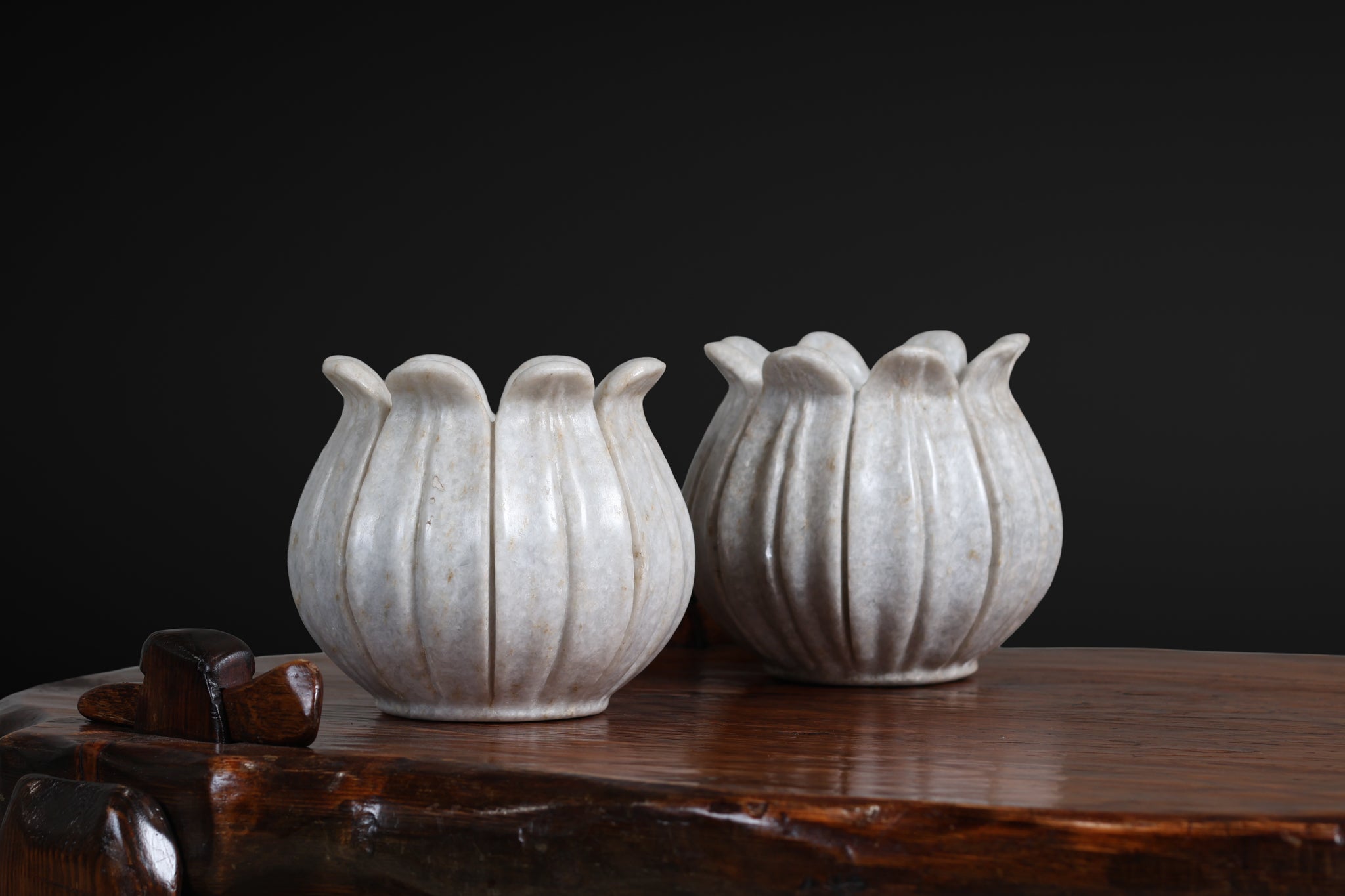 Pair of Marble Bowls, c. 1950
