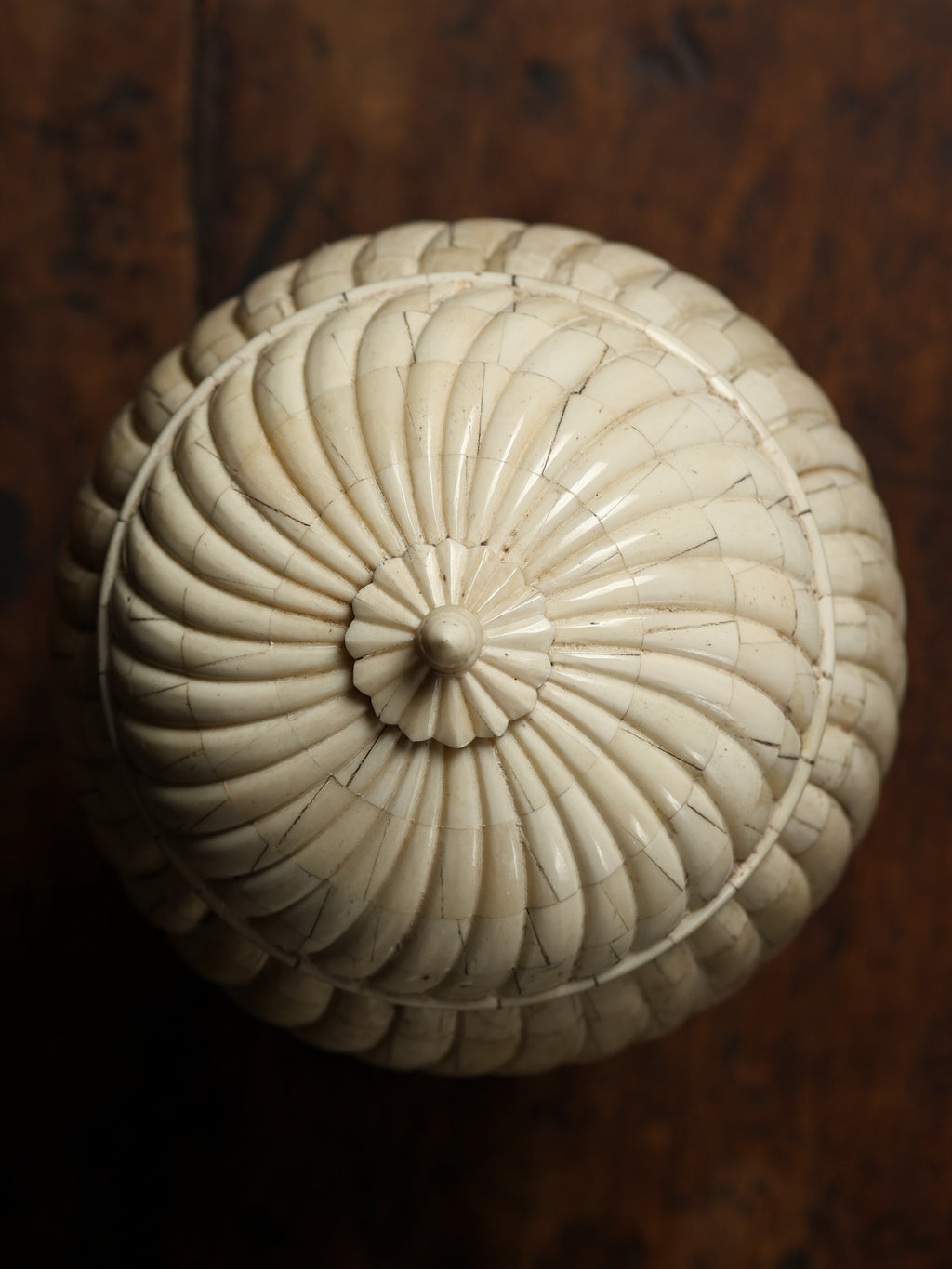 Pair of Bone Urns, c. 20th century