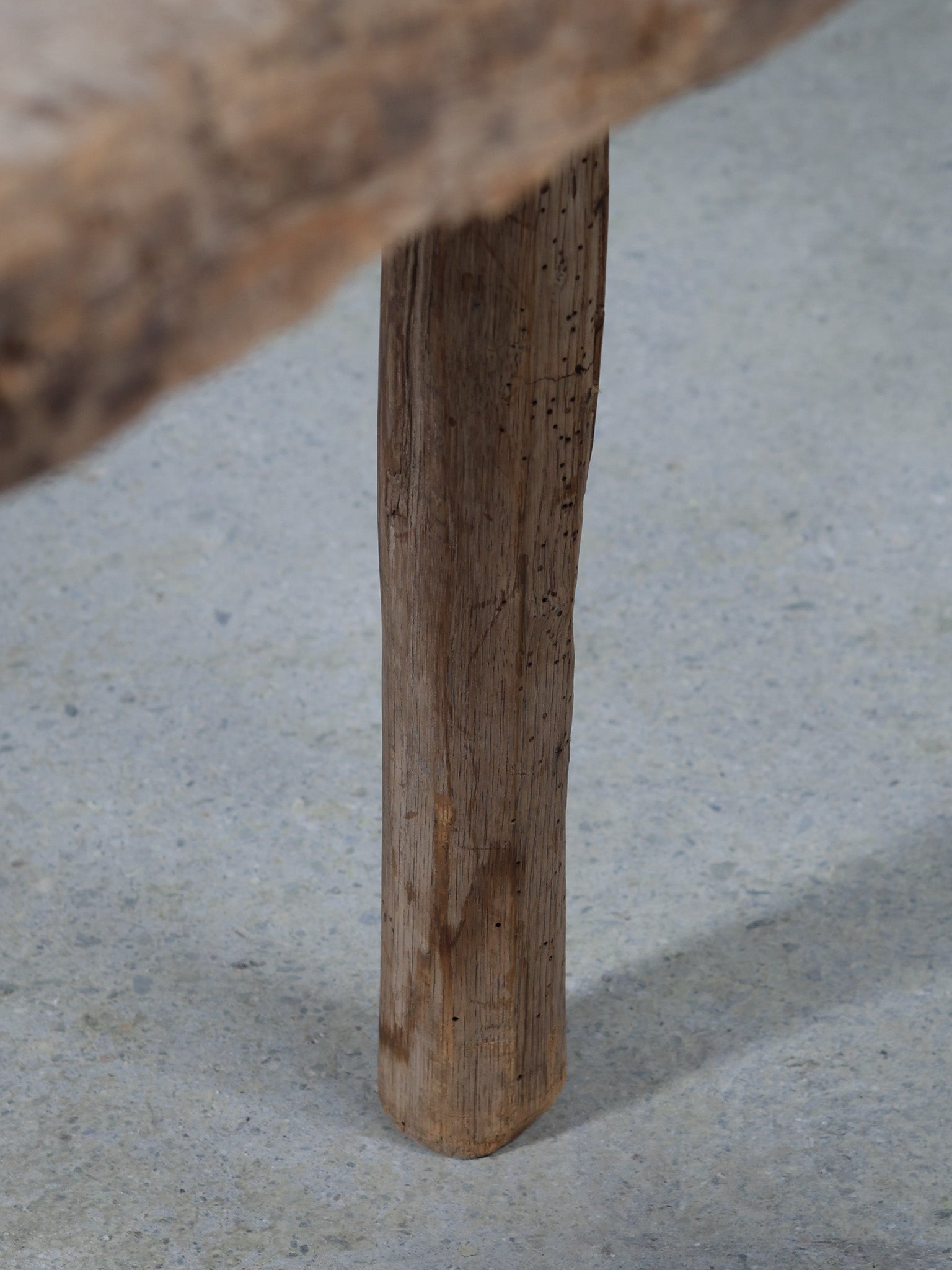 Primitive Peg Leg Wooden Table, c. 18th century