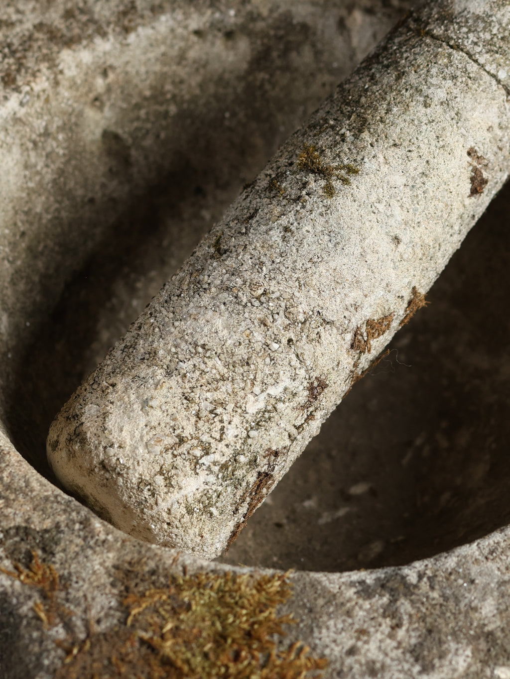 Stone Mortar & Pestle c. 19th century