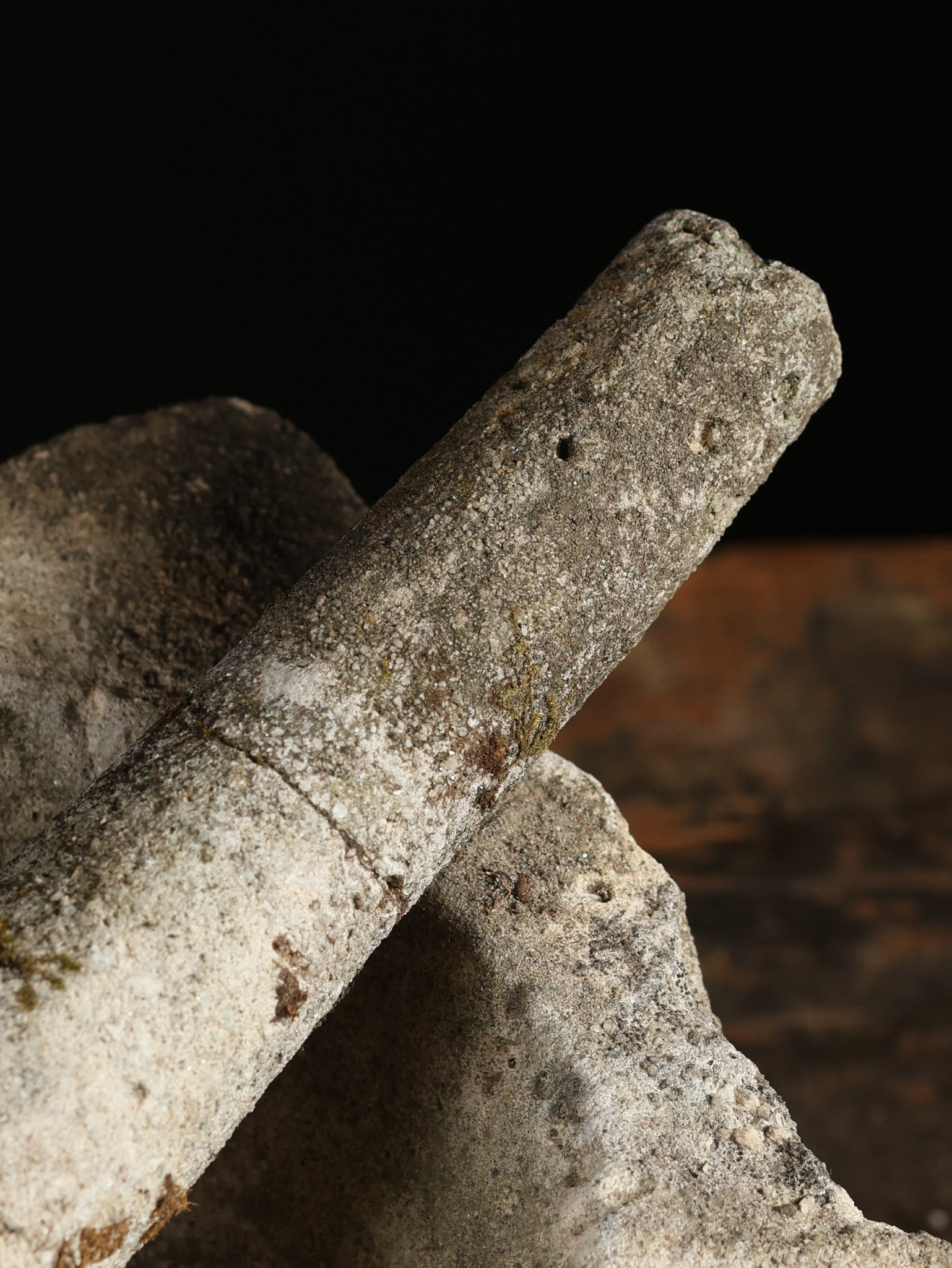 Stone Mortar & Pestle c. 19th century