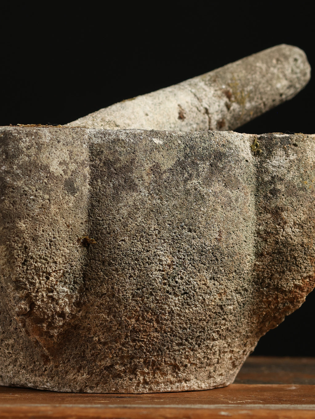 Stone Mortar & Pestle c. 19th century