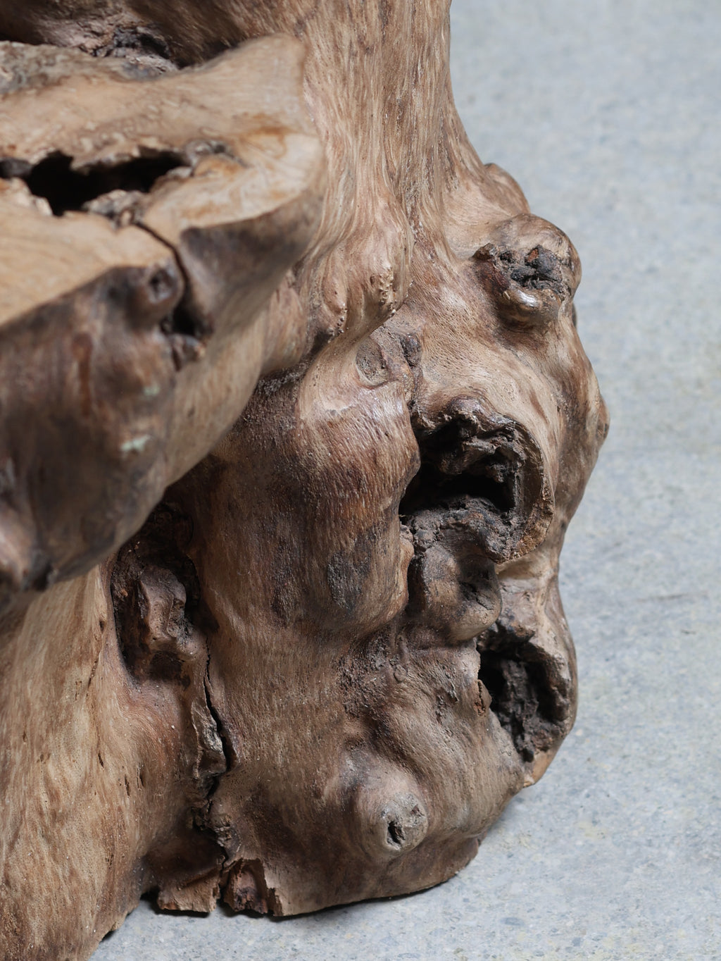 Tree Stump End Table, c. 21st Century