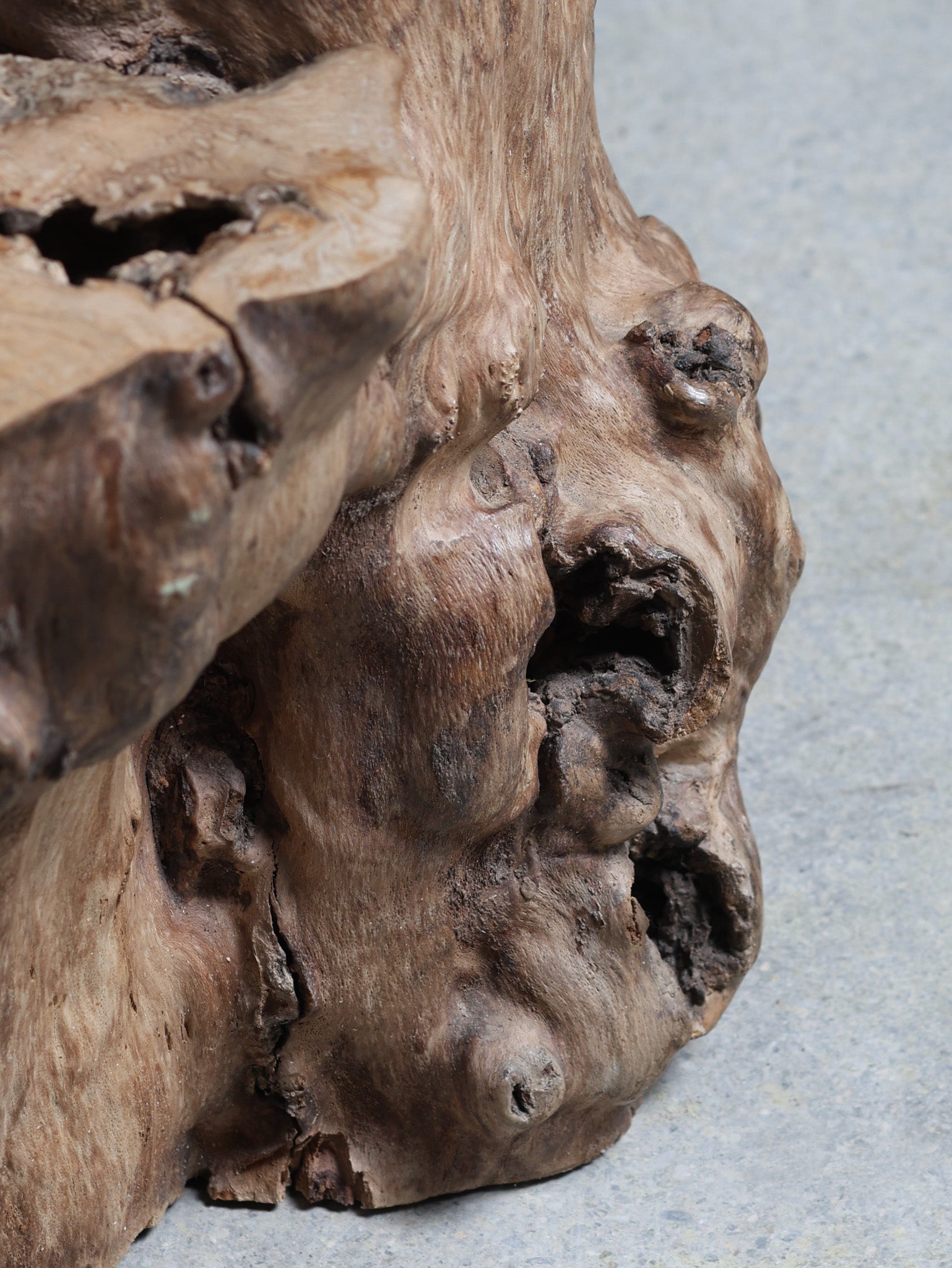 Tree Stump End Table, c. 21st Century