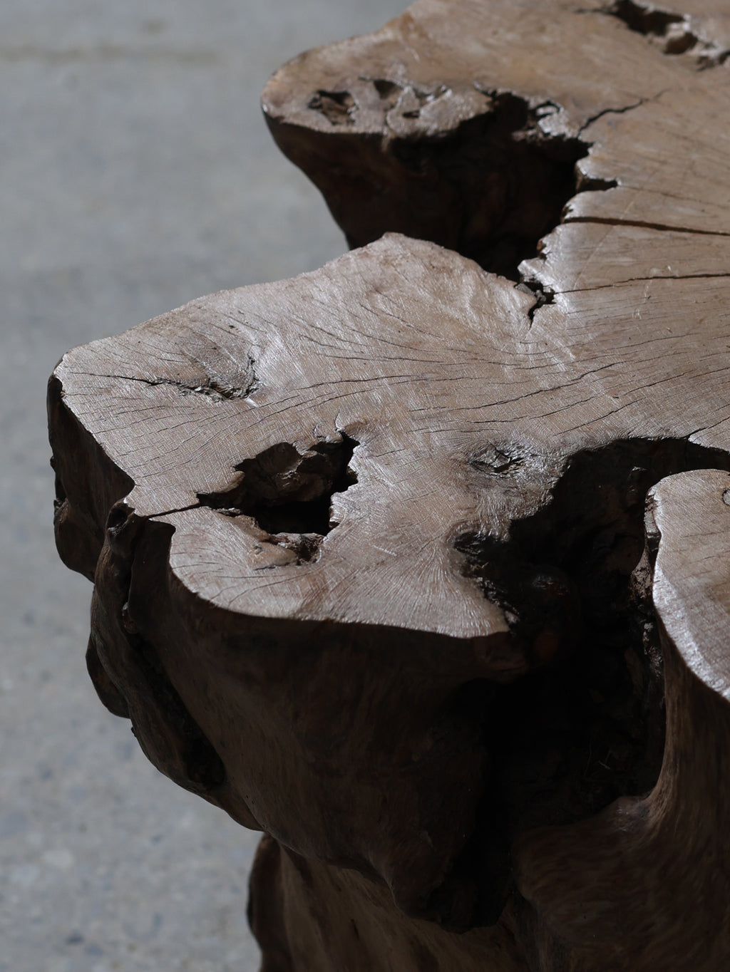 Tree Stump End Table, c. 21st Century