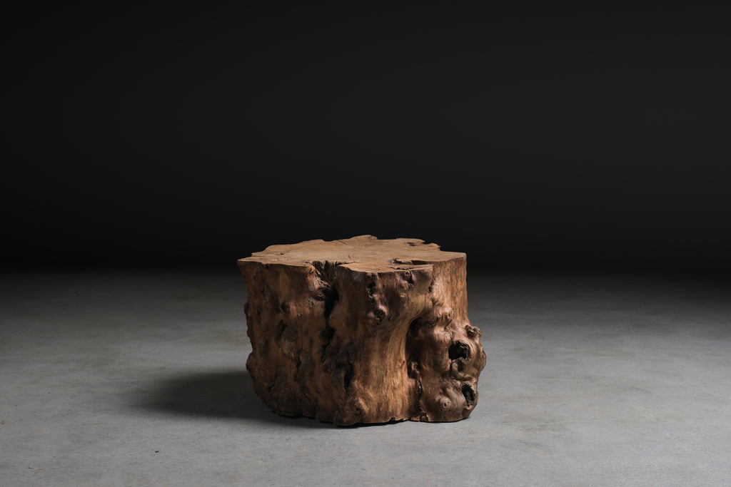 Tree Stump End Table, c. 21st Century