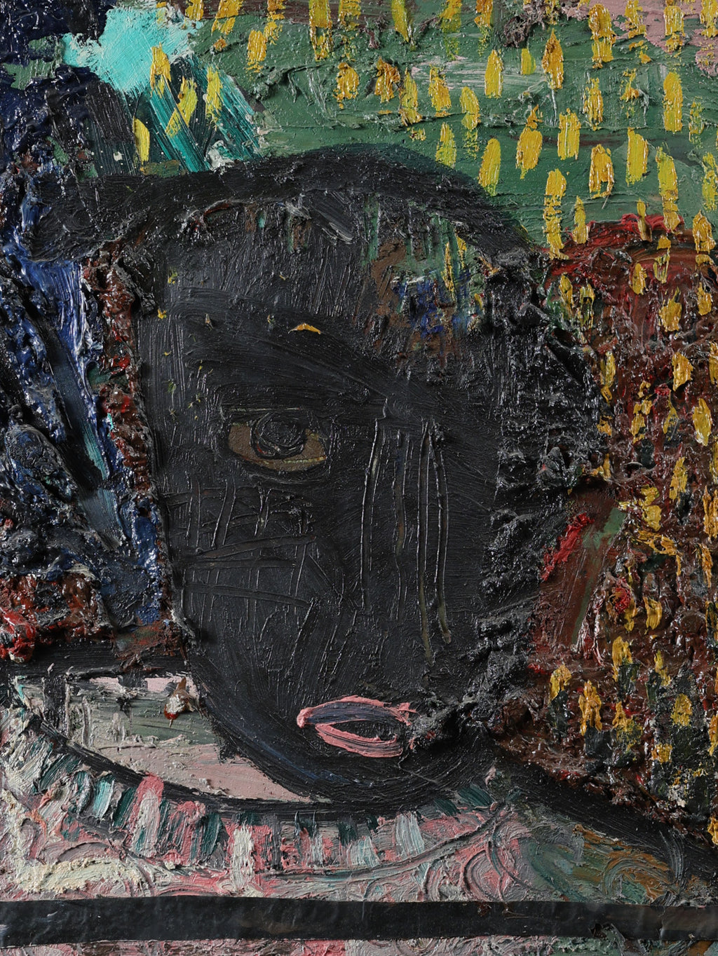 Klaus Hoefs Oil Painting, c. 1985