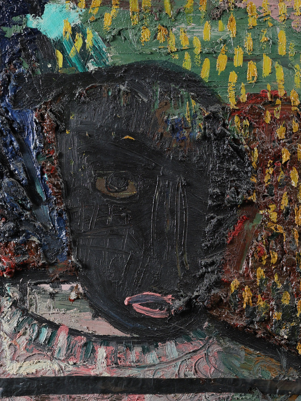 Klaus Hoefs Oil Painting, c. 1985