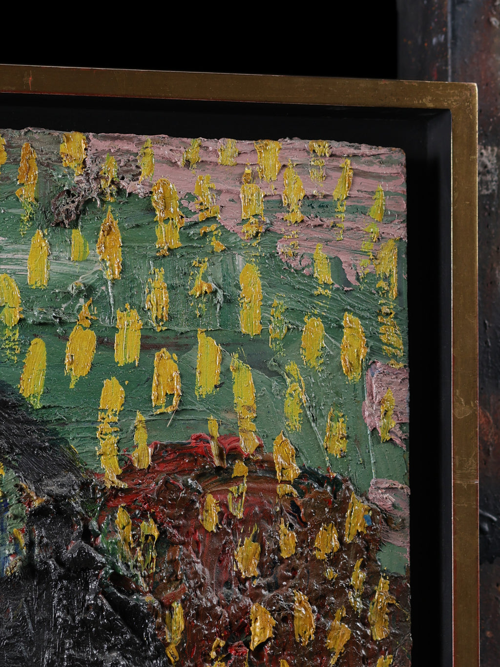 Klaus Hoefs Oil Painting, c. 1985