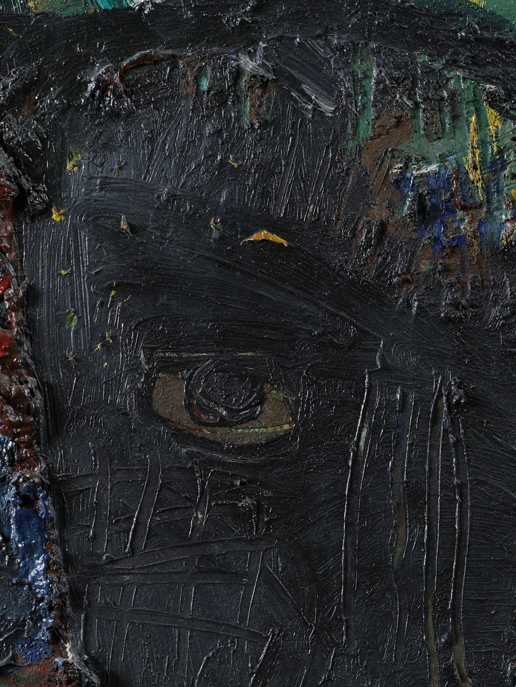 Klaus Hoefs Oil Painting, c. 1985