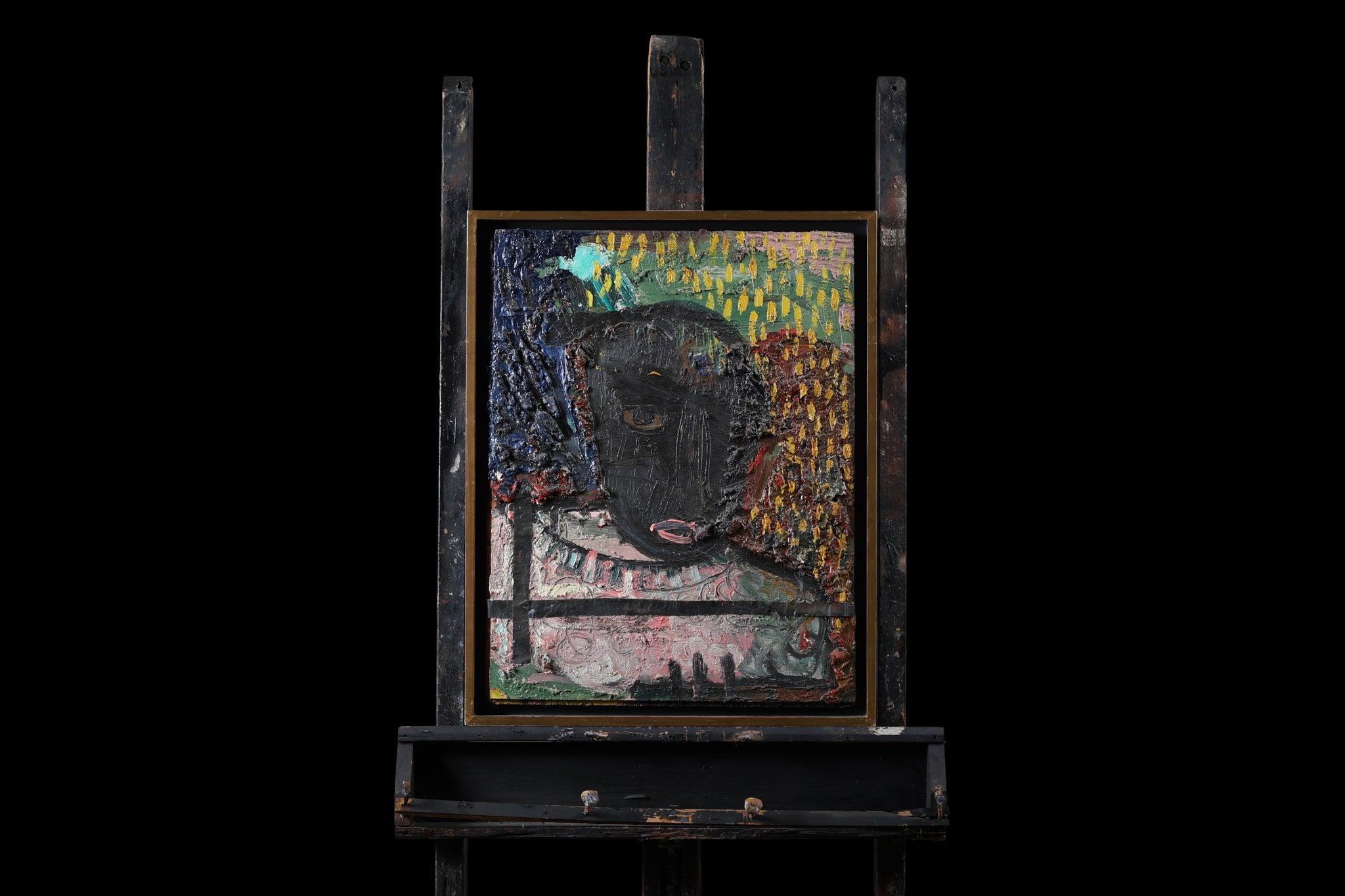 Klaus Hoefs Oil Painting, c. 1985