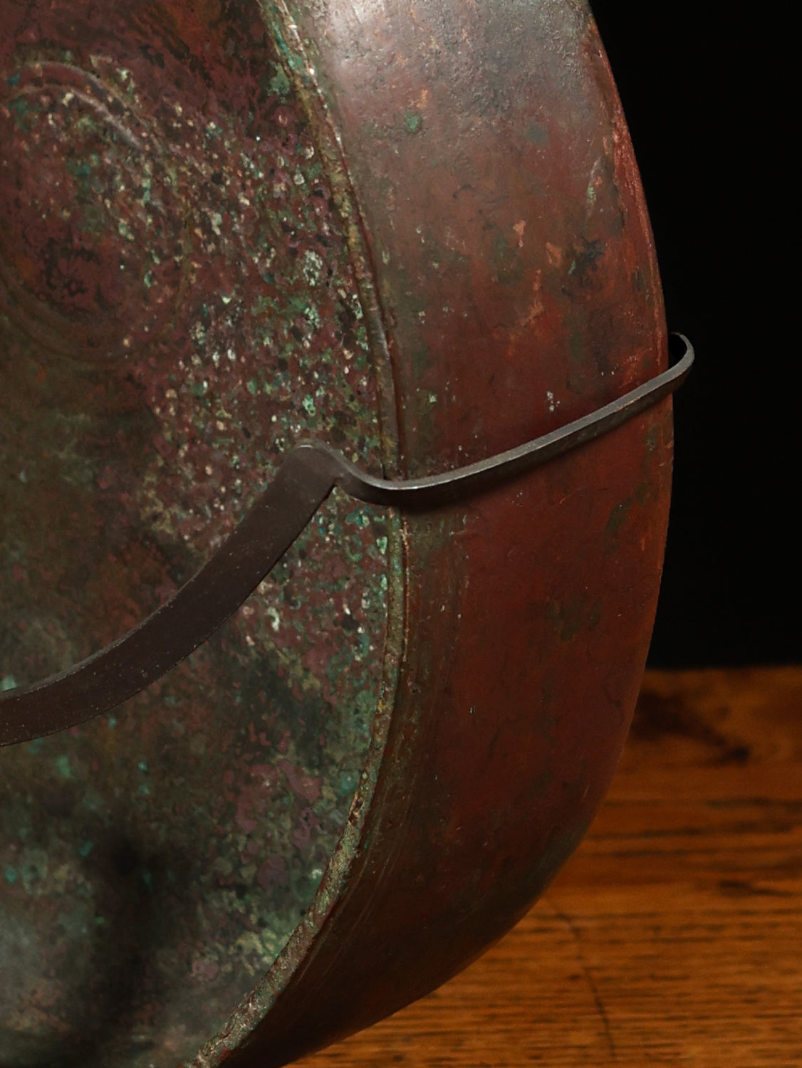 Bronze Gong on Stand, c. 19th century